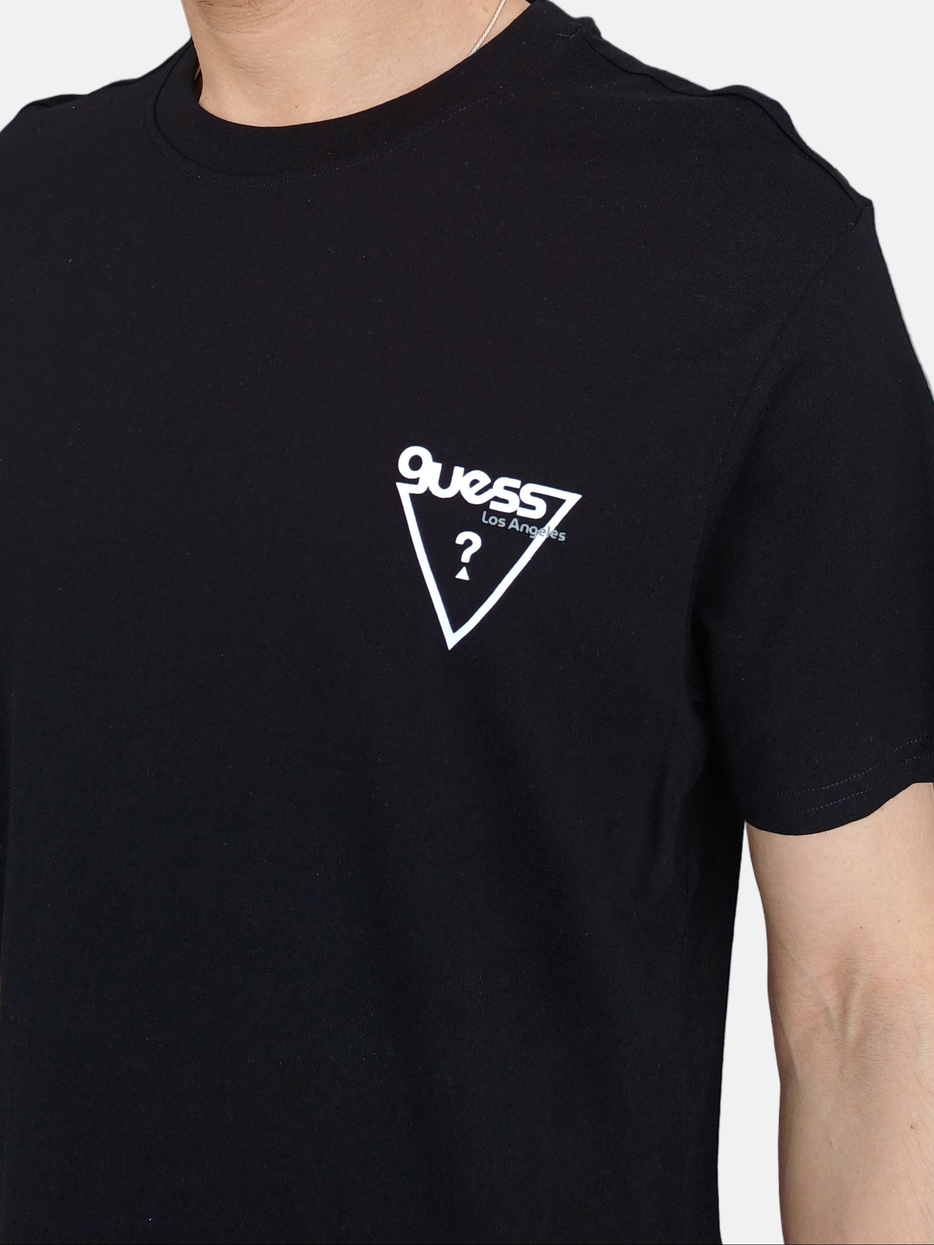 Guess Round Neck T-shirt Black T5VI32