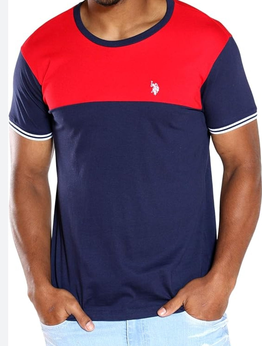 U.S. Polo Assn. Round Neck T-Shirts Red Navy 16