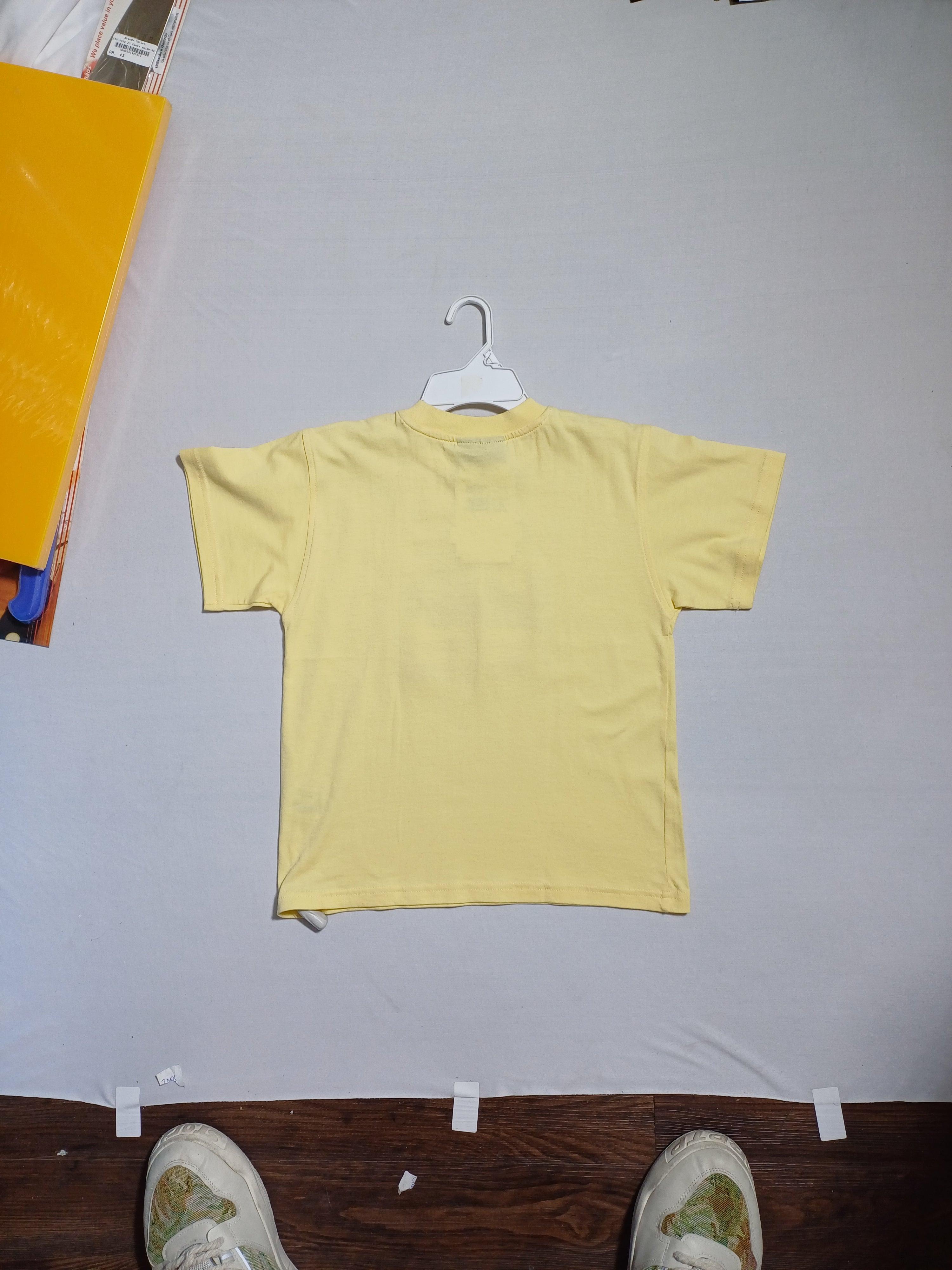 KAPPA YELLOW-YM-128CM BOY RN T-SHIRT SS
