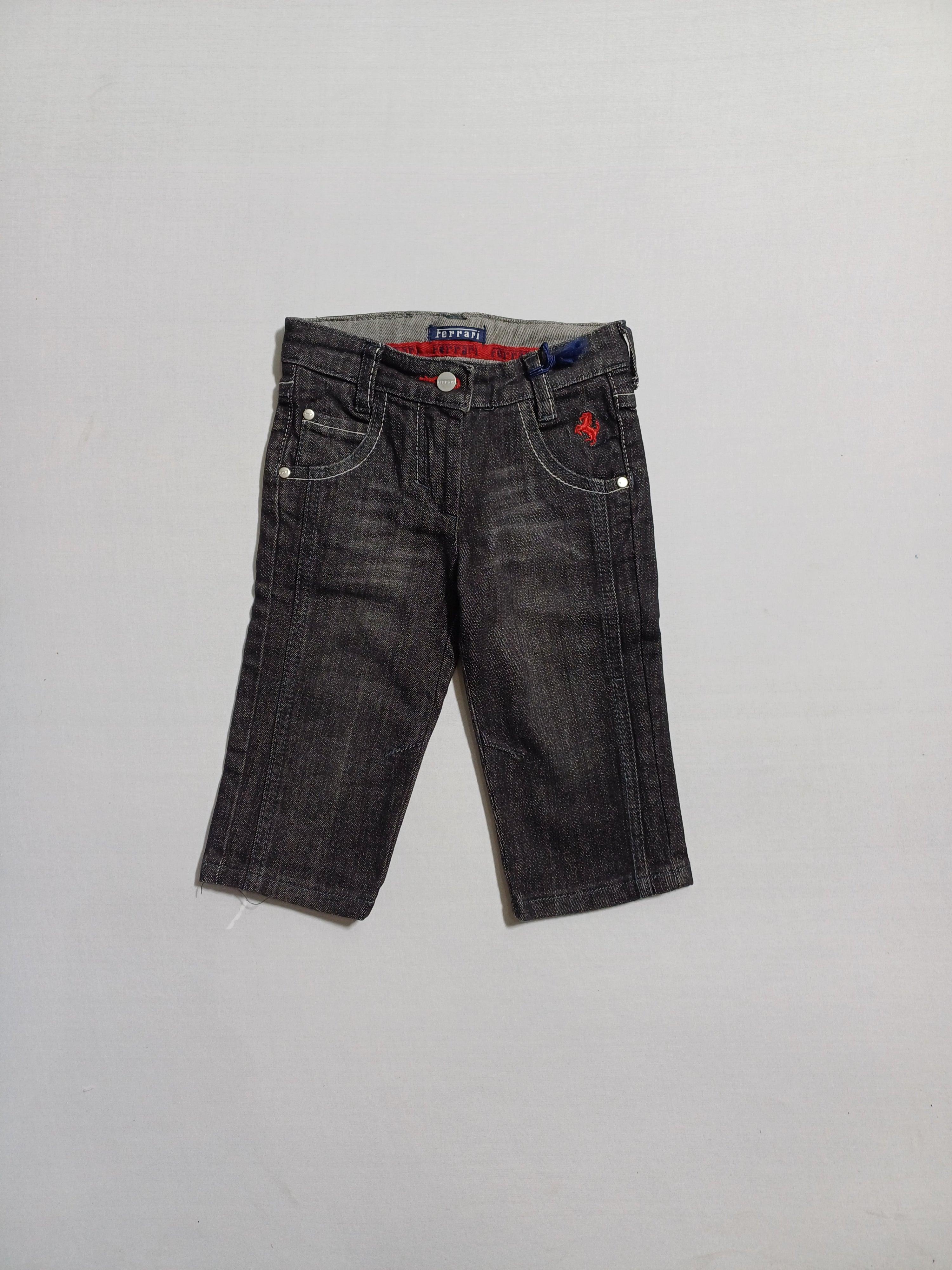 بنطلون فيراري أسود للبنات الصغار FE1720