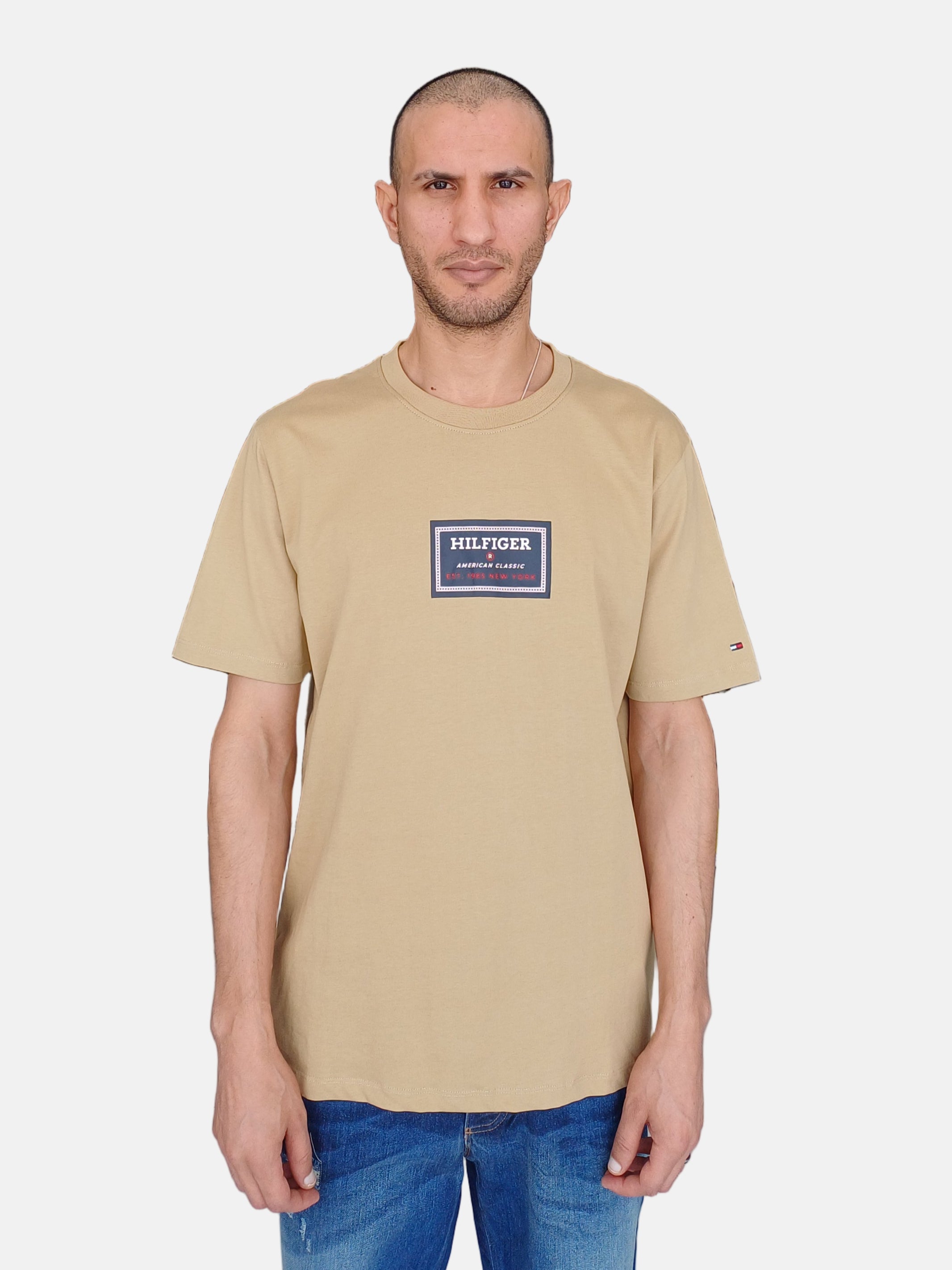 Tommy Hilfiger T-Shirt Round Neck Beige 467153