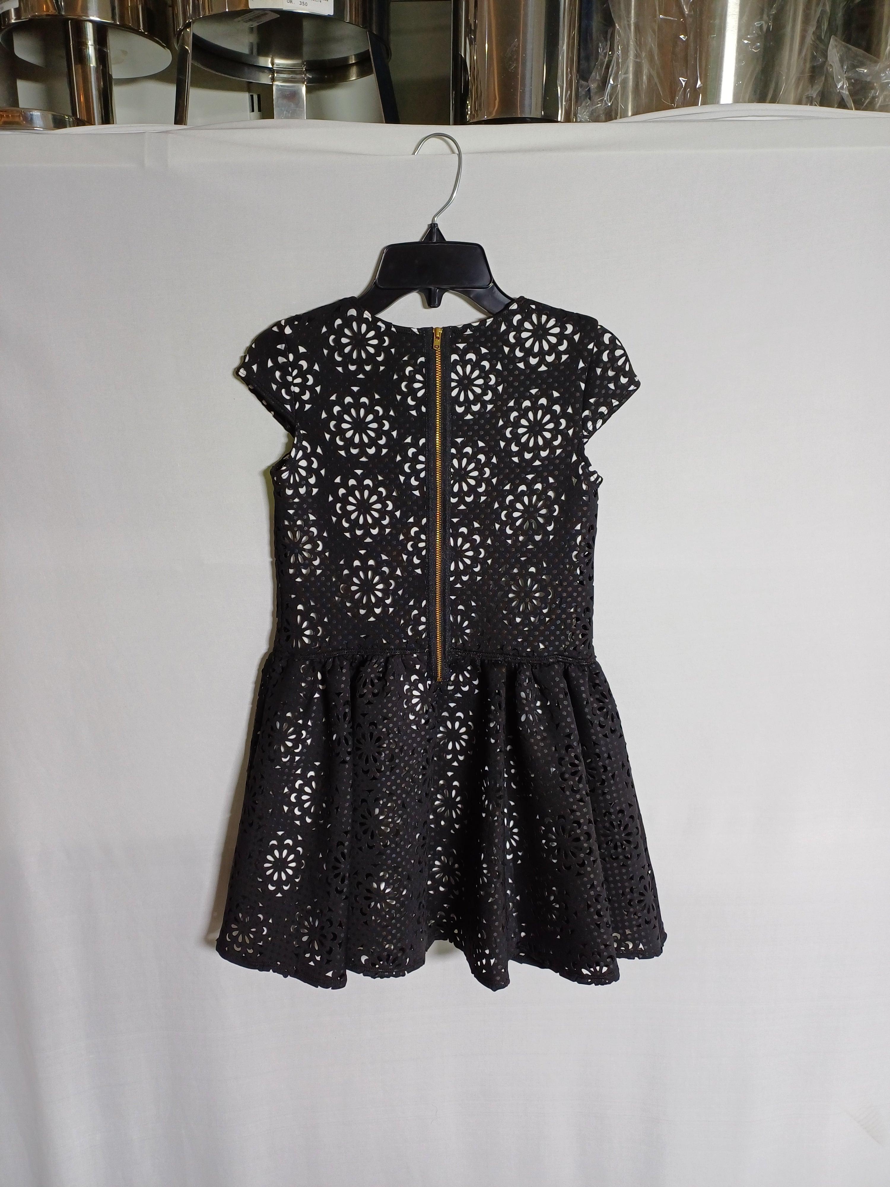 فستان ديفيد تشارلز الأسود للبنات 9 سنوات DC0018