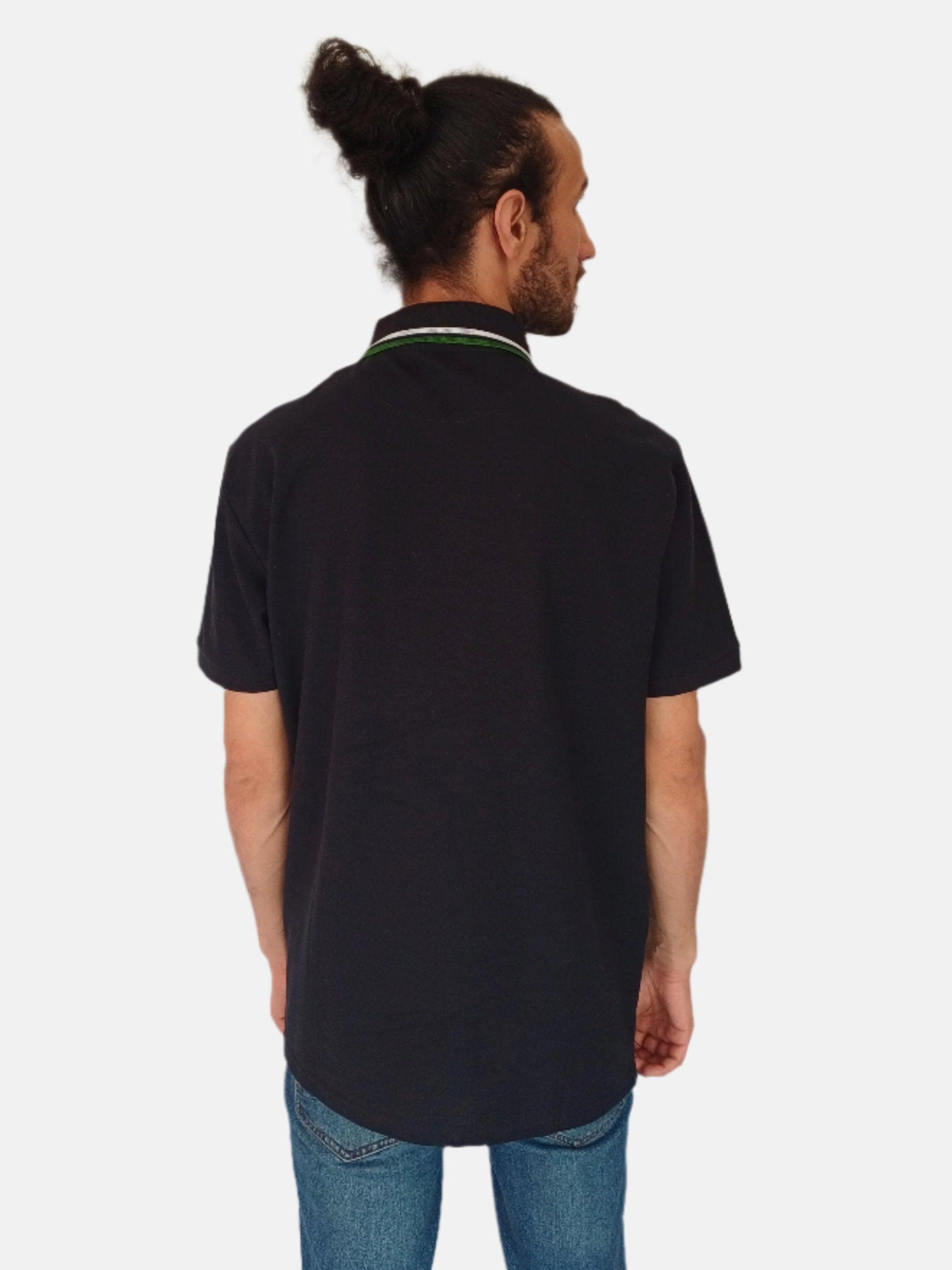 XL-Navy Green,white Stripe Boss Polo T-shirt 432-50249000