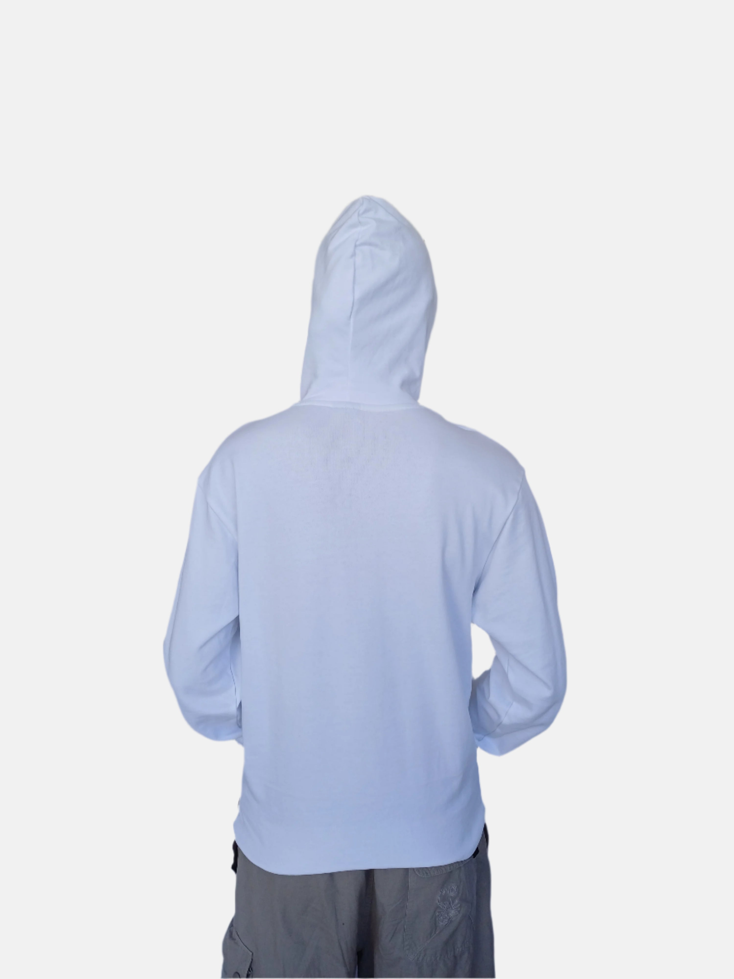 White Puma Men Big Logo Hoodie Sweatshirt