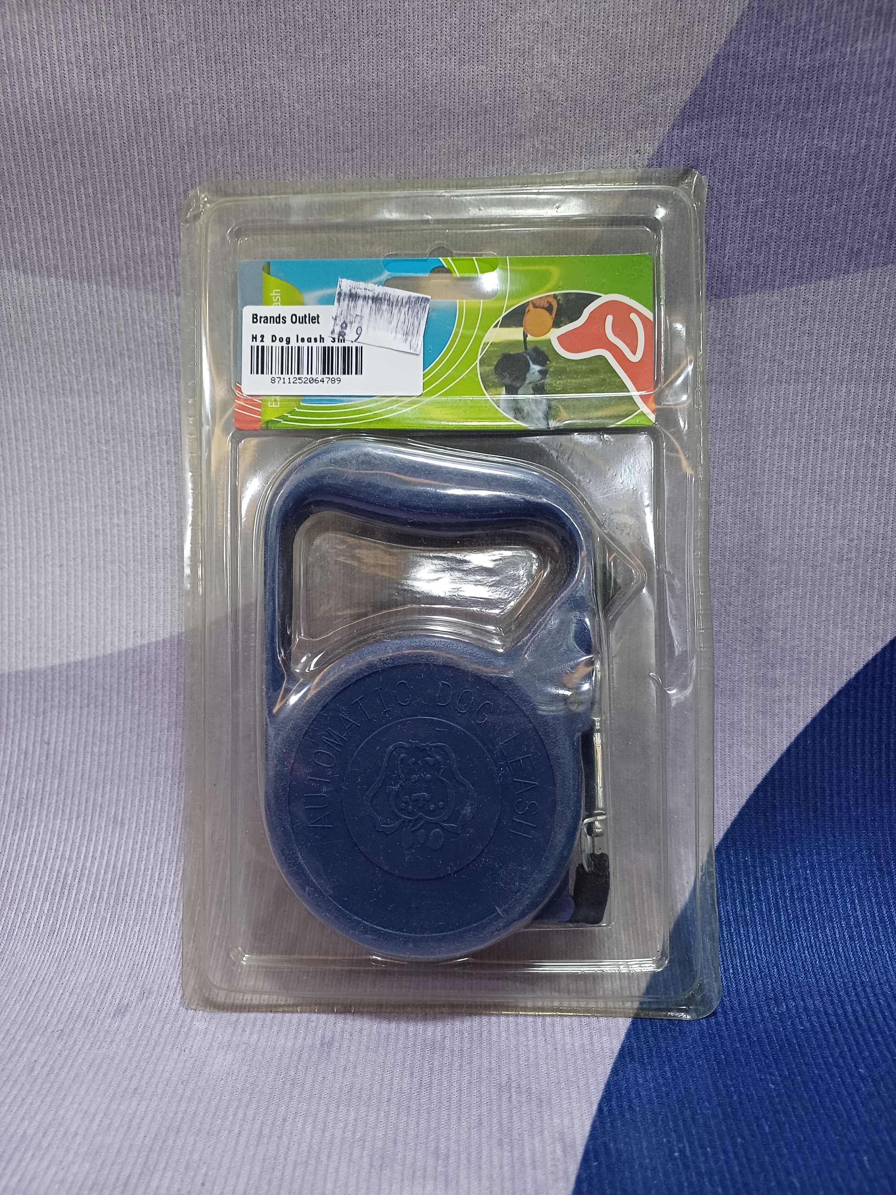 H2 Dog leash 3m retractable 4ass