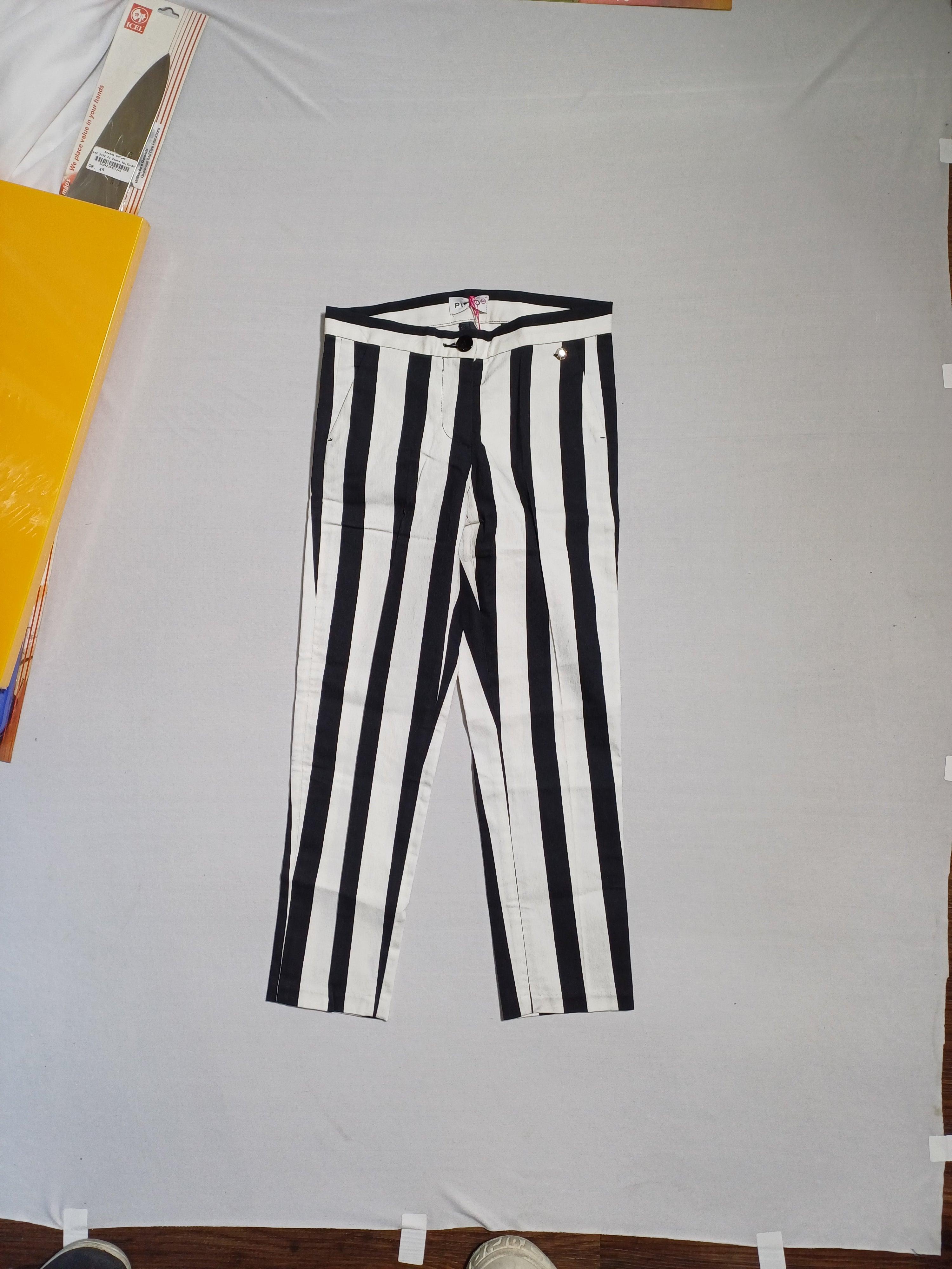 بنطلون PINKO BLKWHT-M للبنات 02416