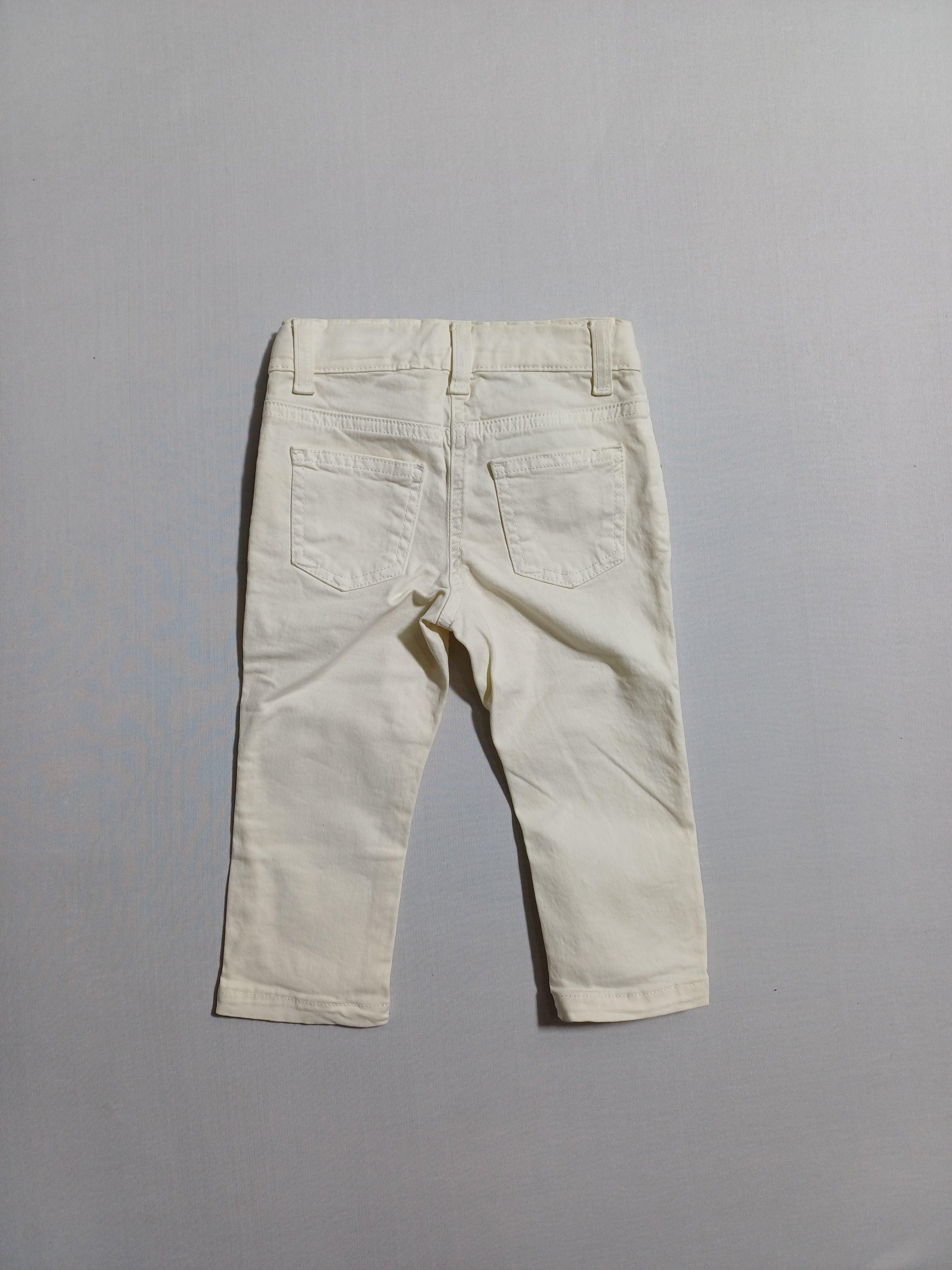 RUBACUORI WHITE-12M BABY GIRL JEANS