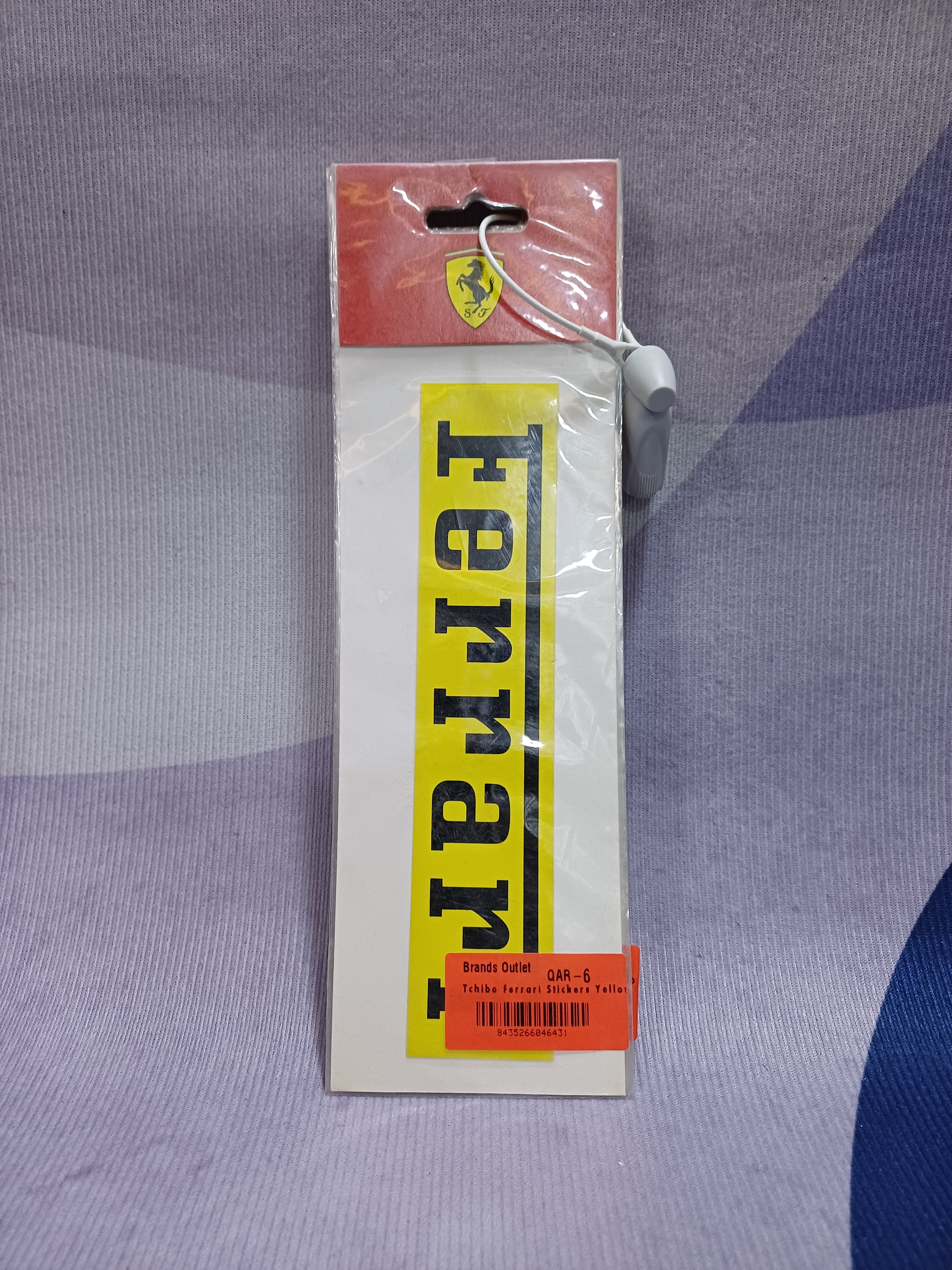 Tchibo Ferrari Stickers Yellow 32072050701
