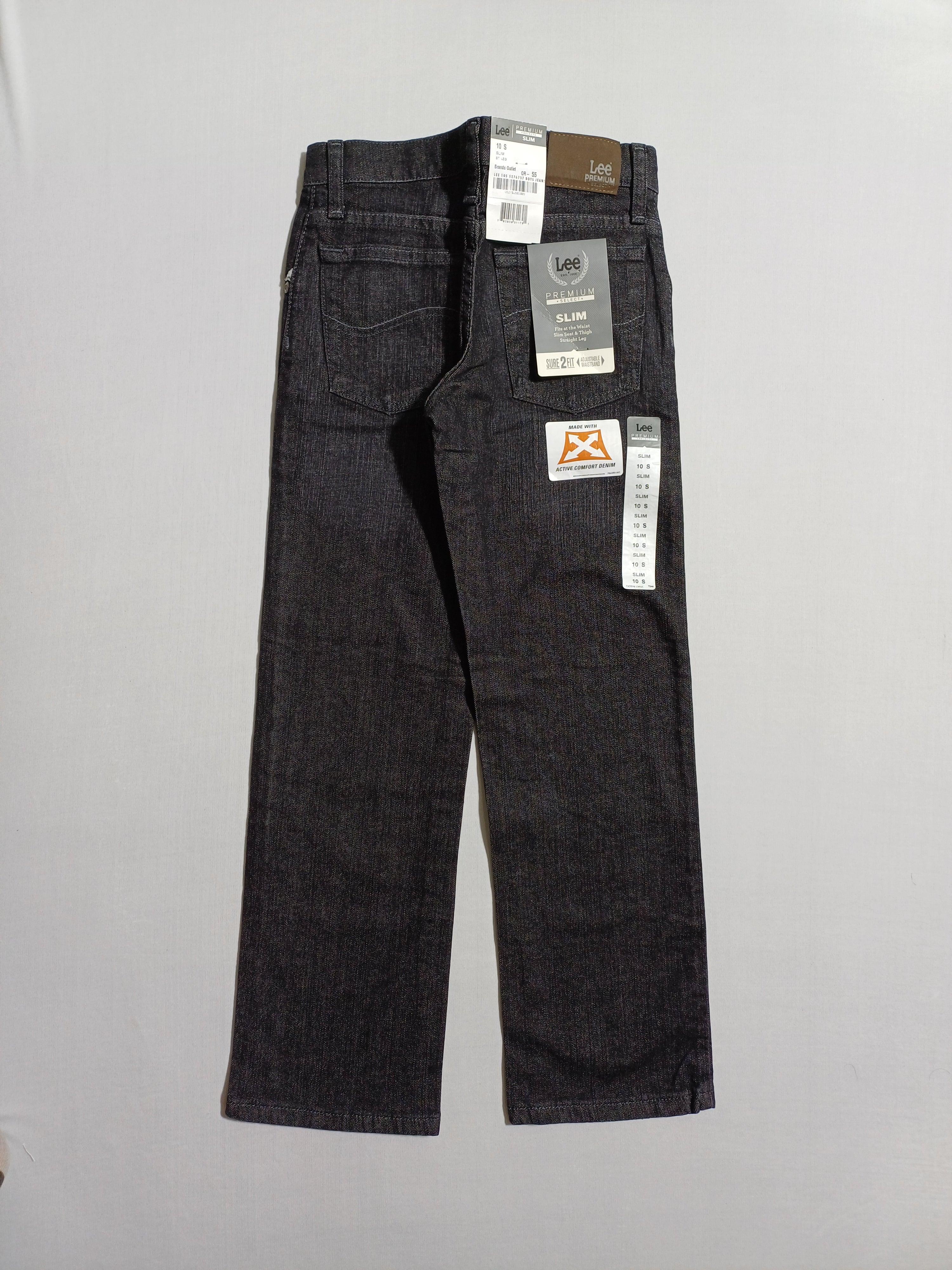 لي 10S 5276737 بنطلون جينز للأولاد باللون الأسود