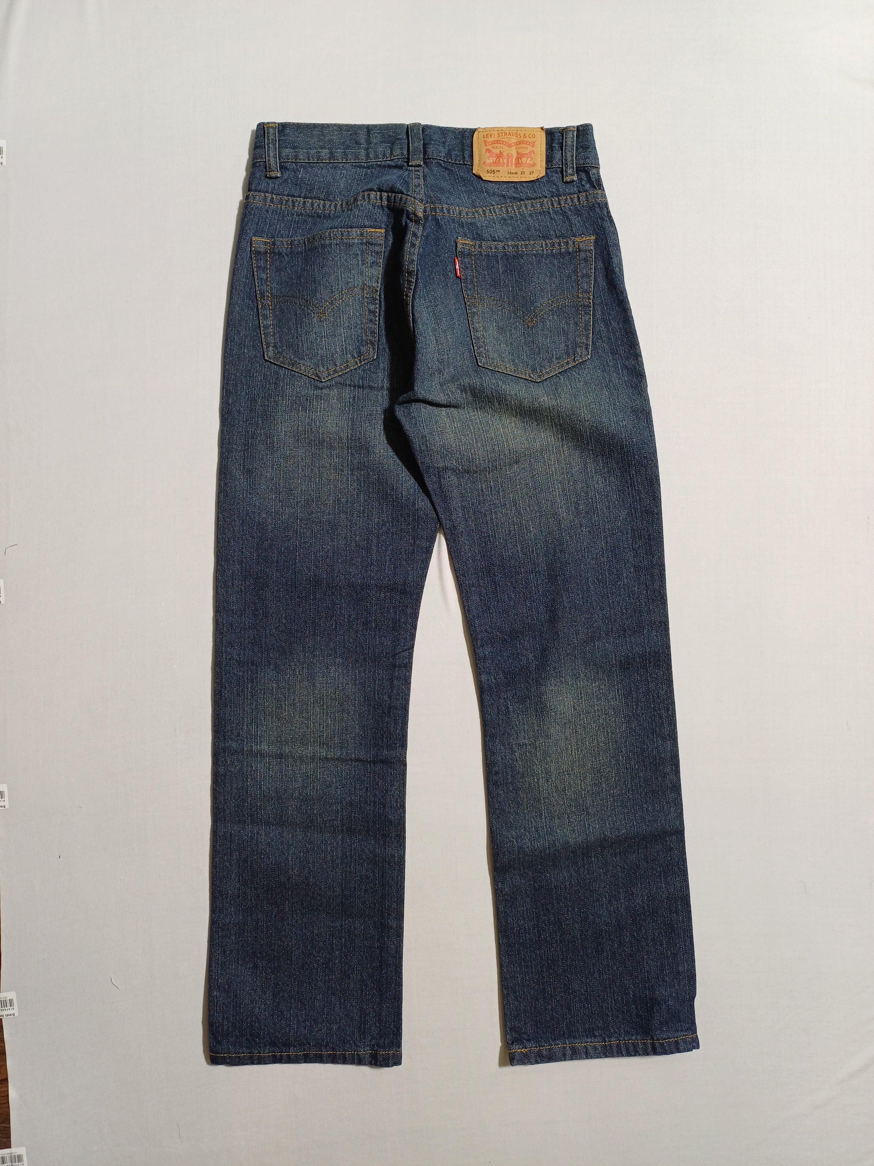 بنطلون جينز LEVI'S 14-SLIM 25X27 للأولاد باللون الأزرق