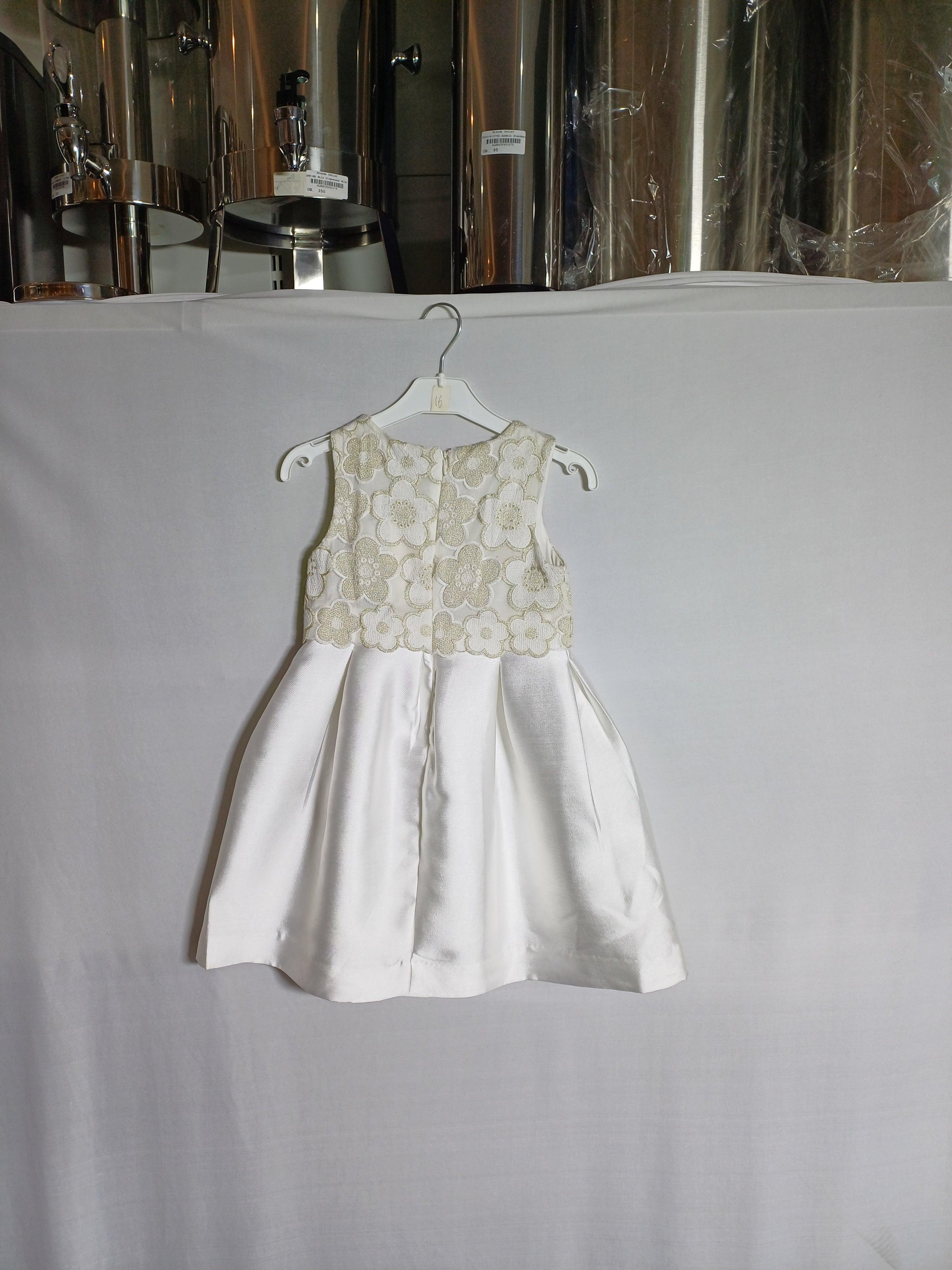 فستان مايورال أبيض للبنات 7 سنوات 3924 610005