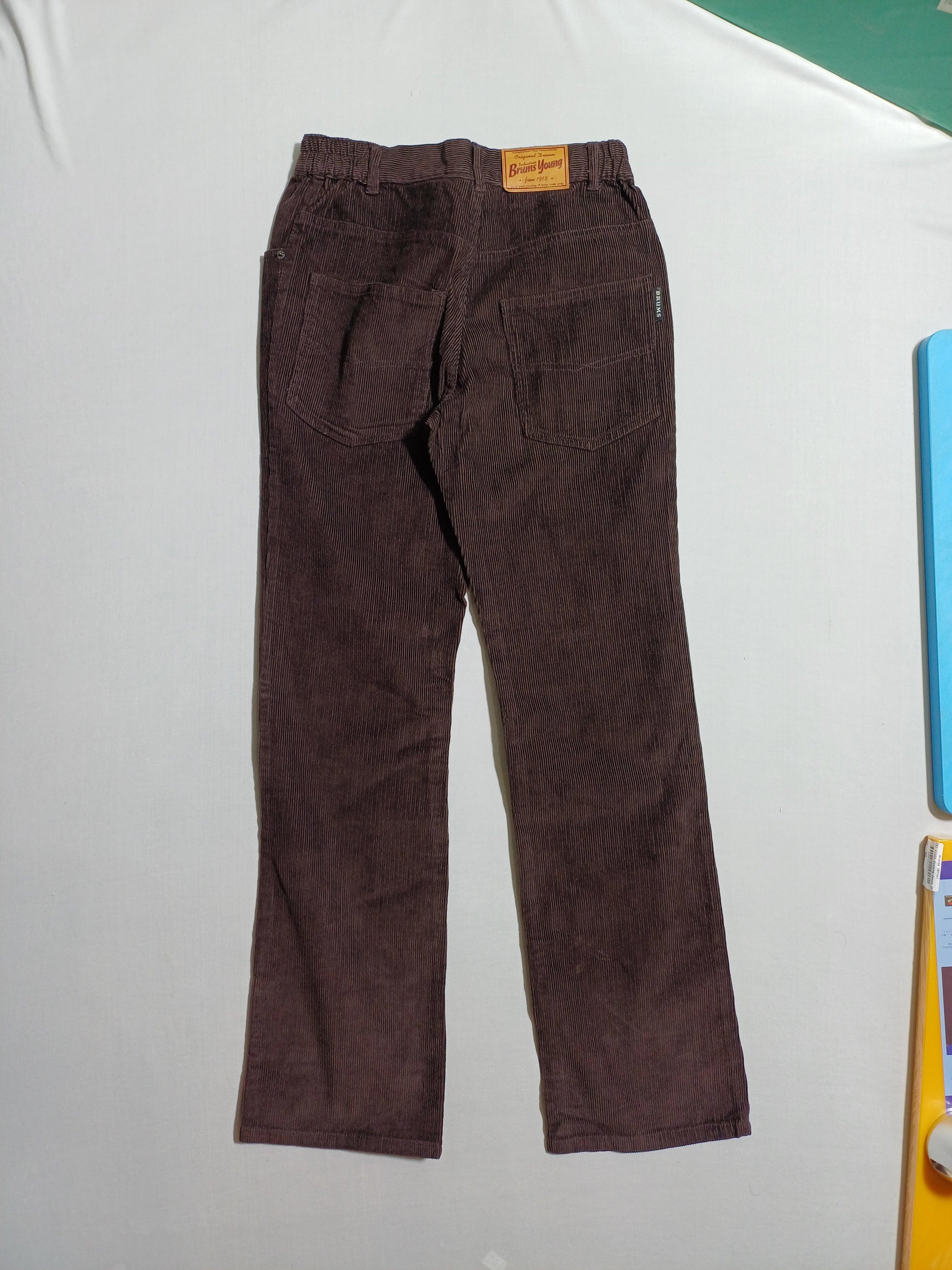 بنطلون من قماش مخملي للأولاد من BRUMS BROWN-XL 073BHBH002