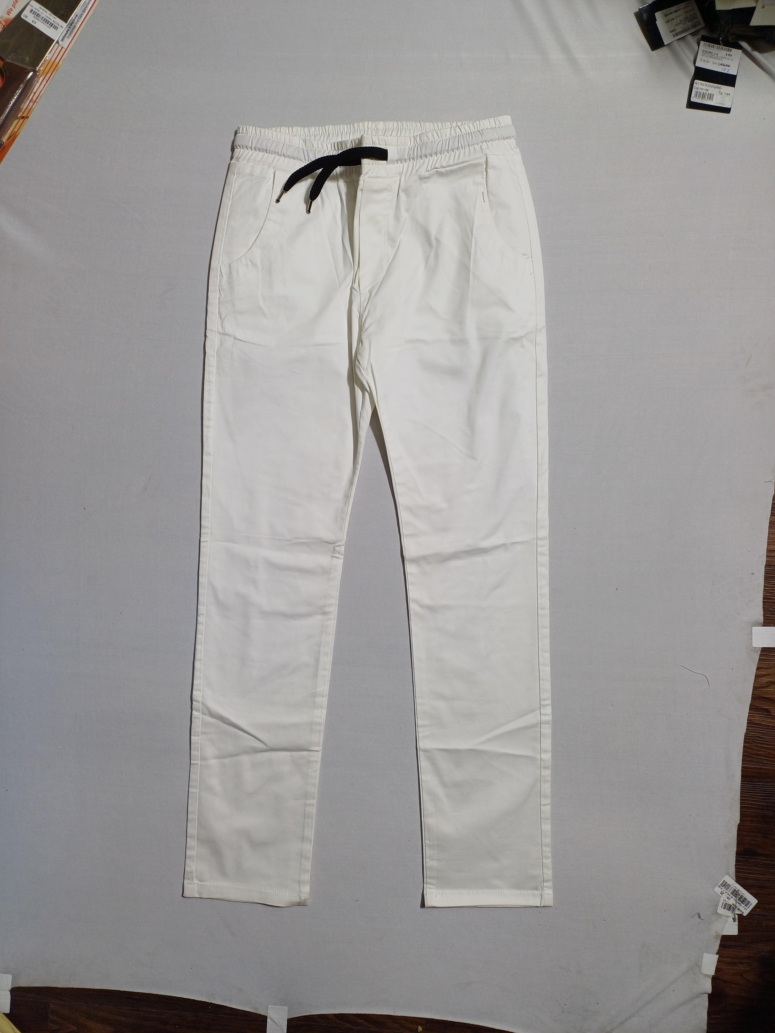 بنطلون أطفال أبيض رقم 42 171/201