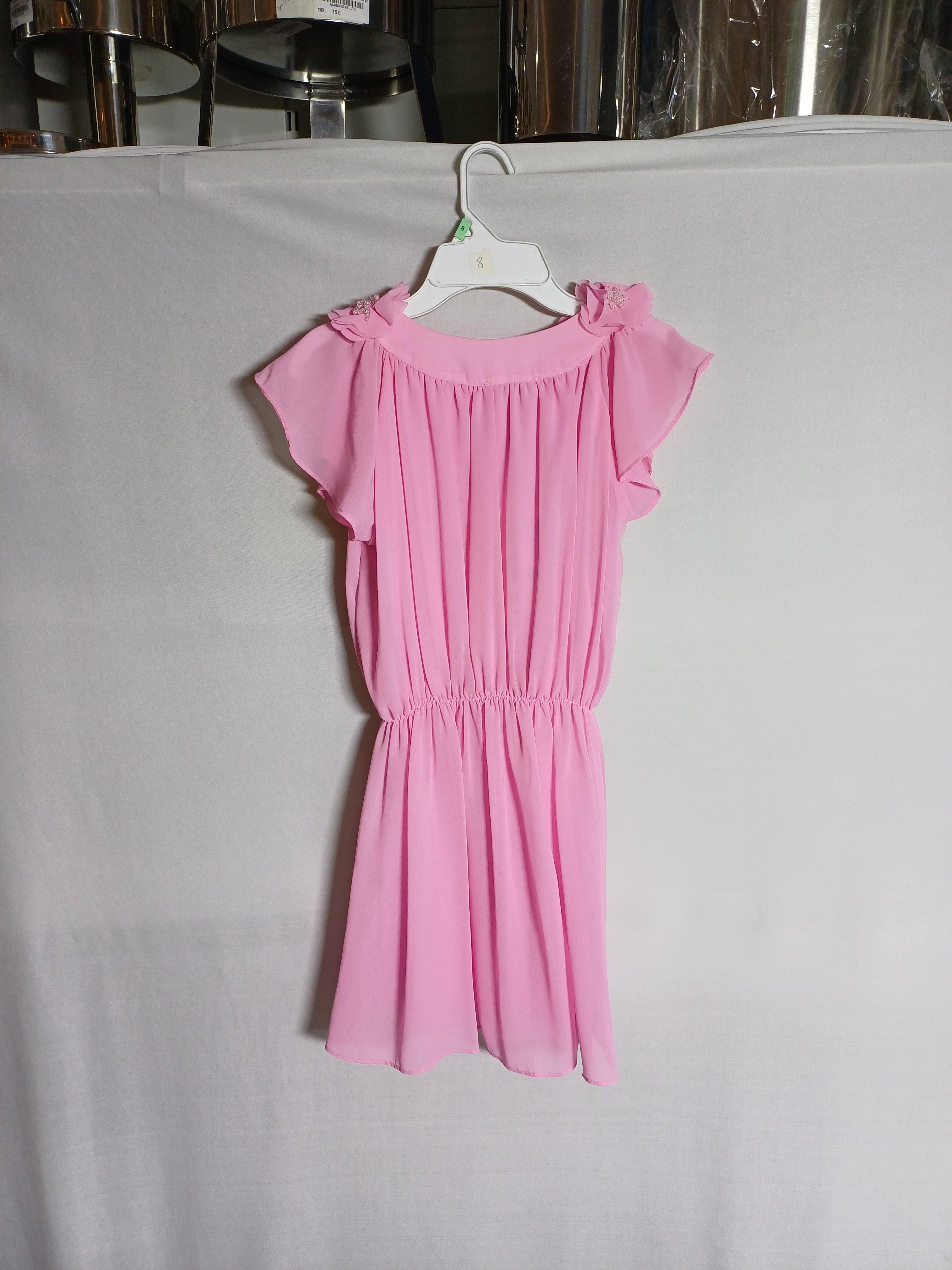 G15Y60308 PINK-9/10Y GIRL DRESS