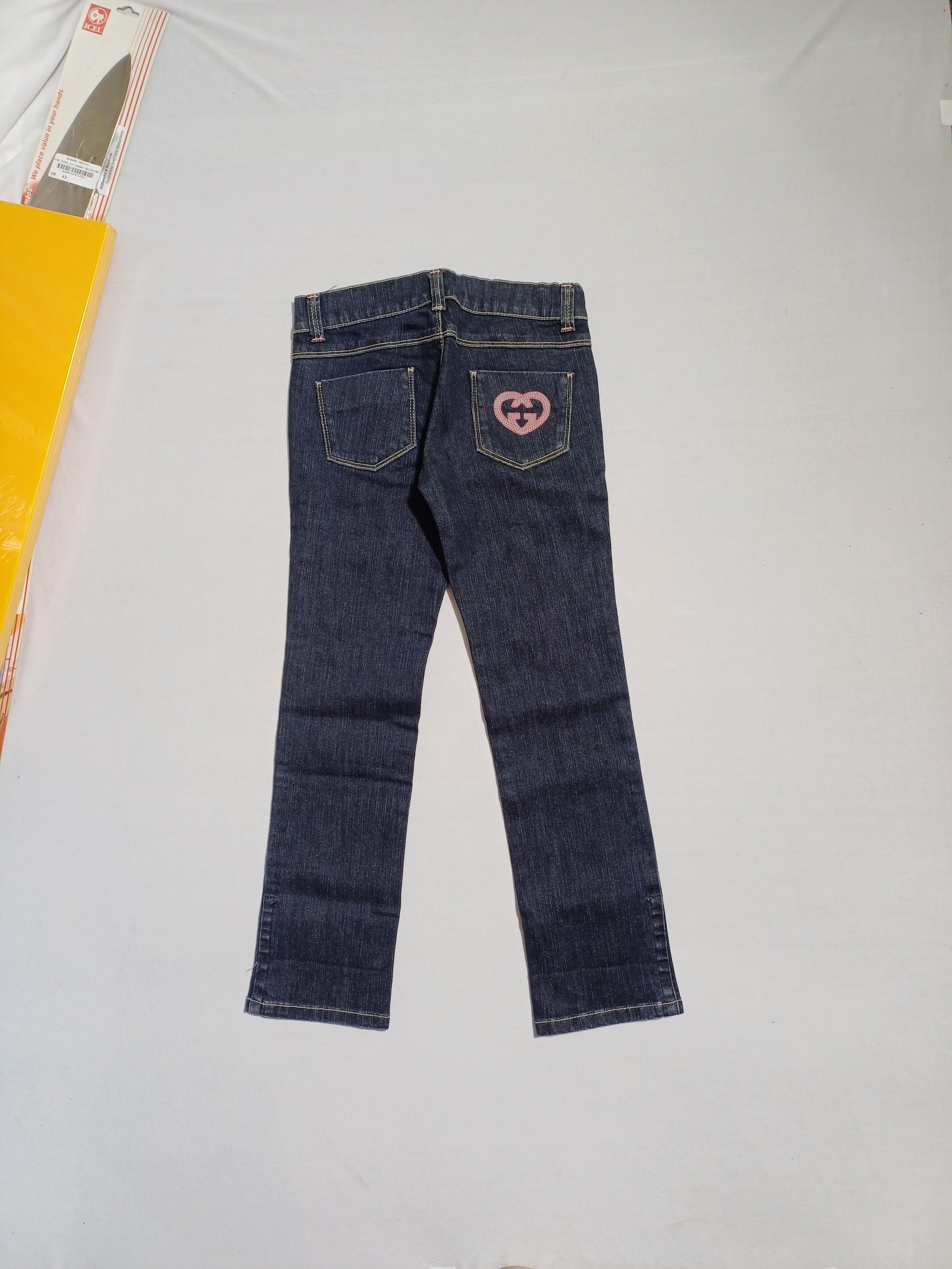 بنطلون جينز GUCCI BLUE للبنات مقاس 6 سنوات