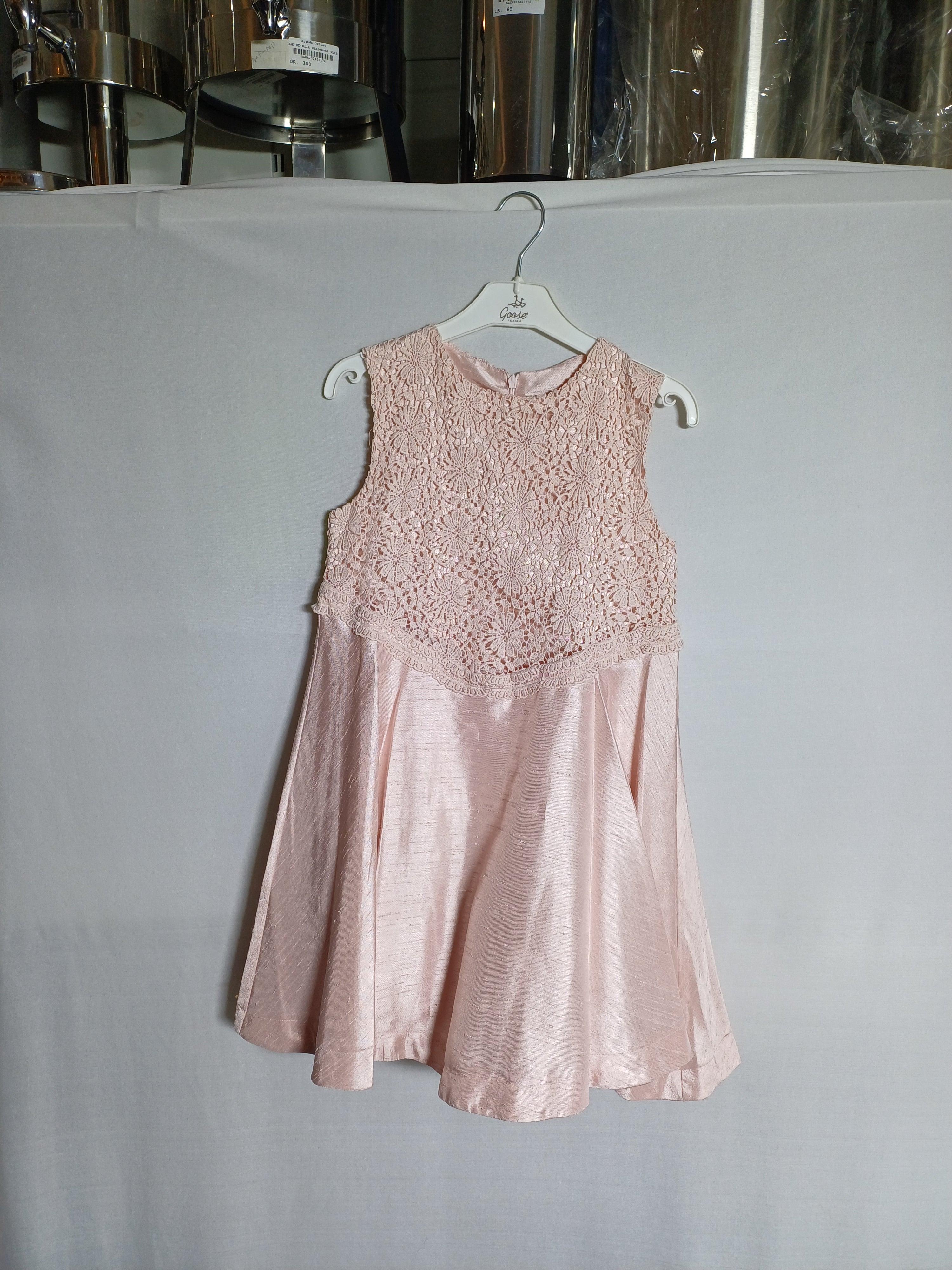 Pink G17Y60857 Goose Girls Sleeveless Dress