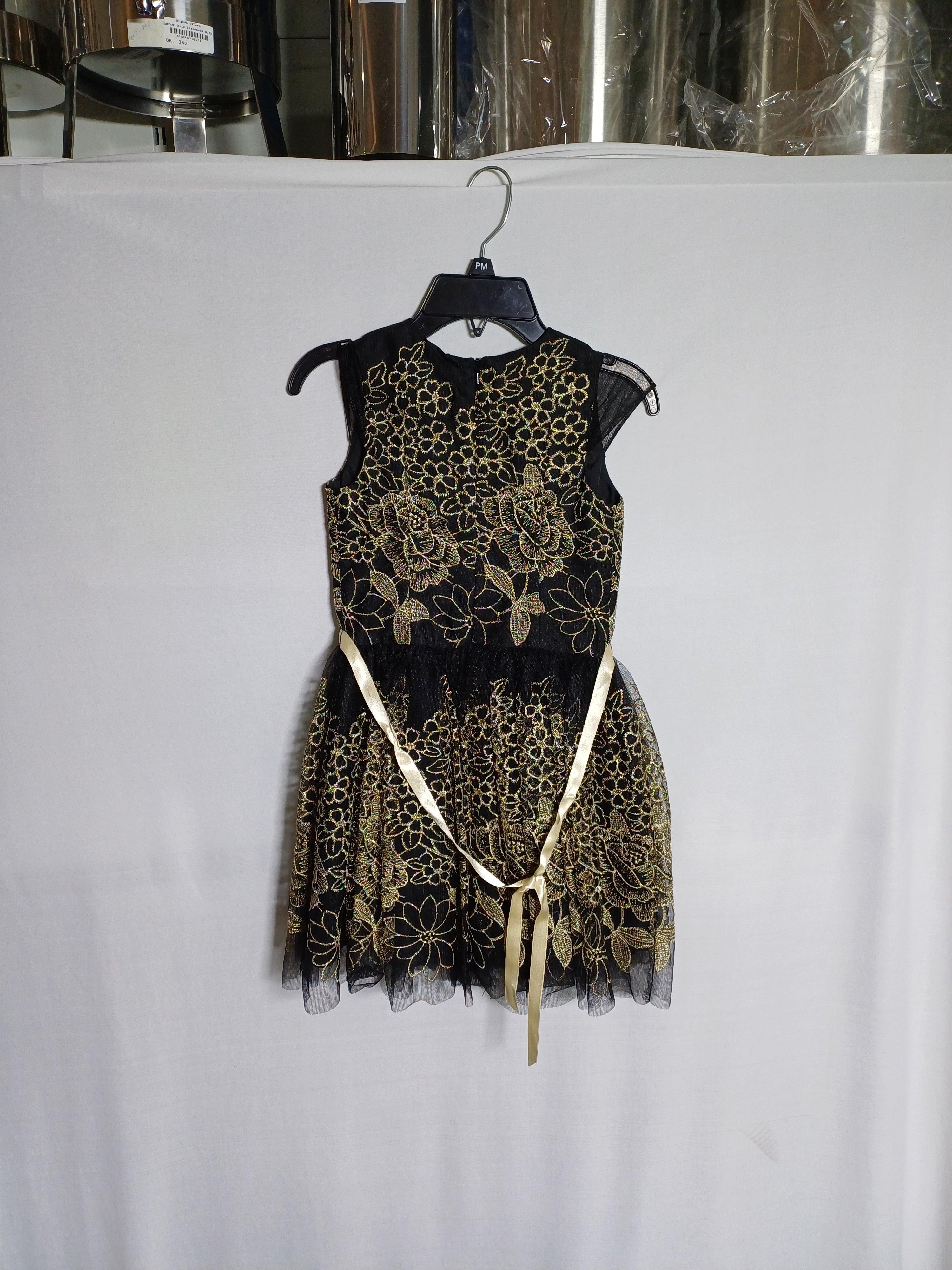 DAVID CHARLES BLACK-9Y GIRLS DRESS DC0011