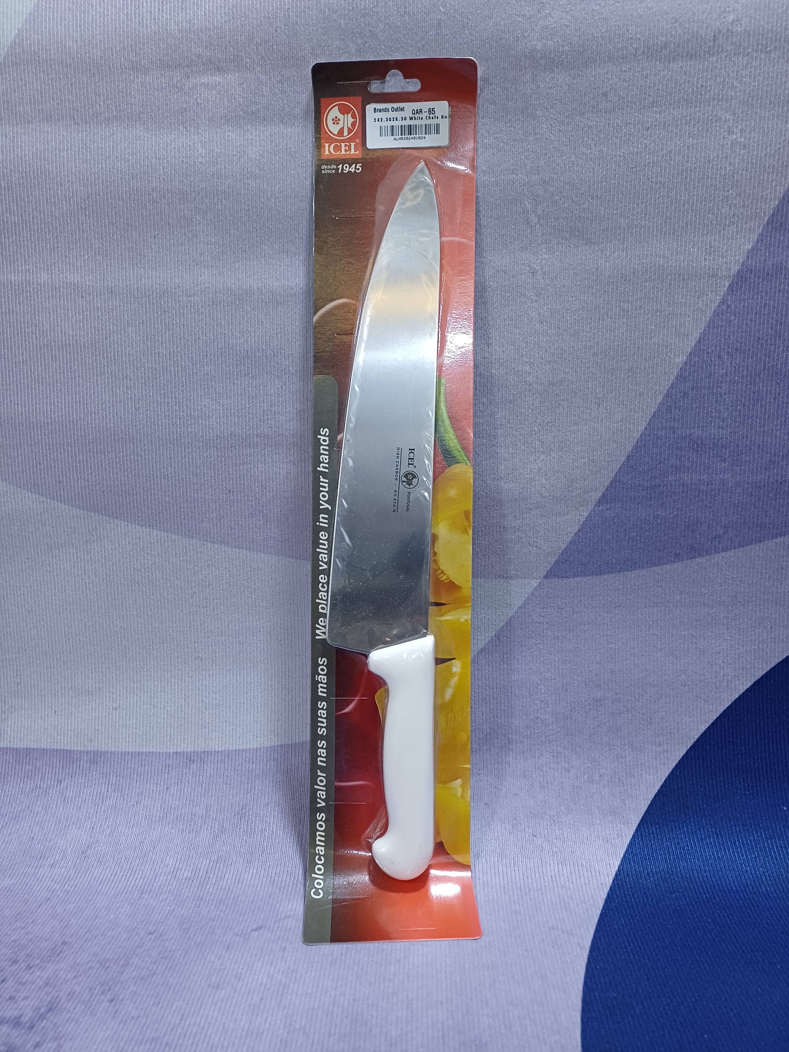 242.3028.30 White Chefs Knife 30cm