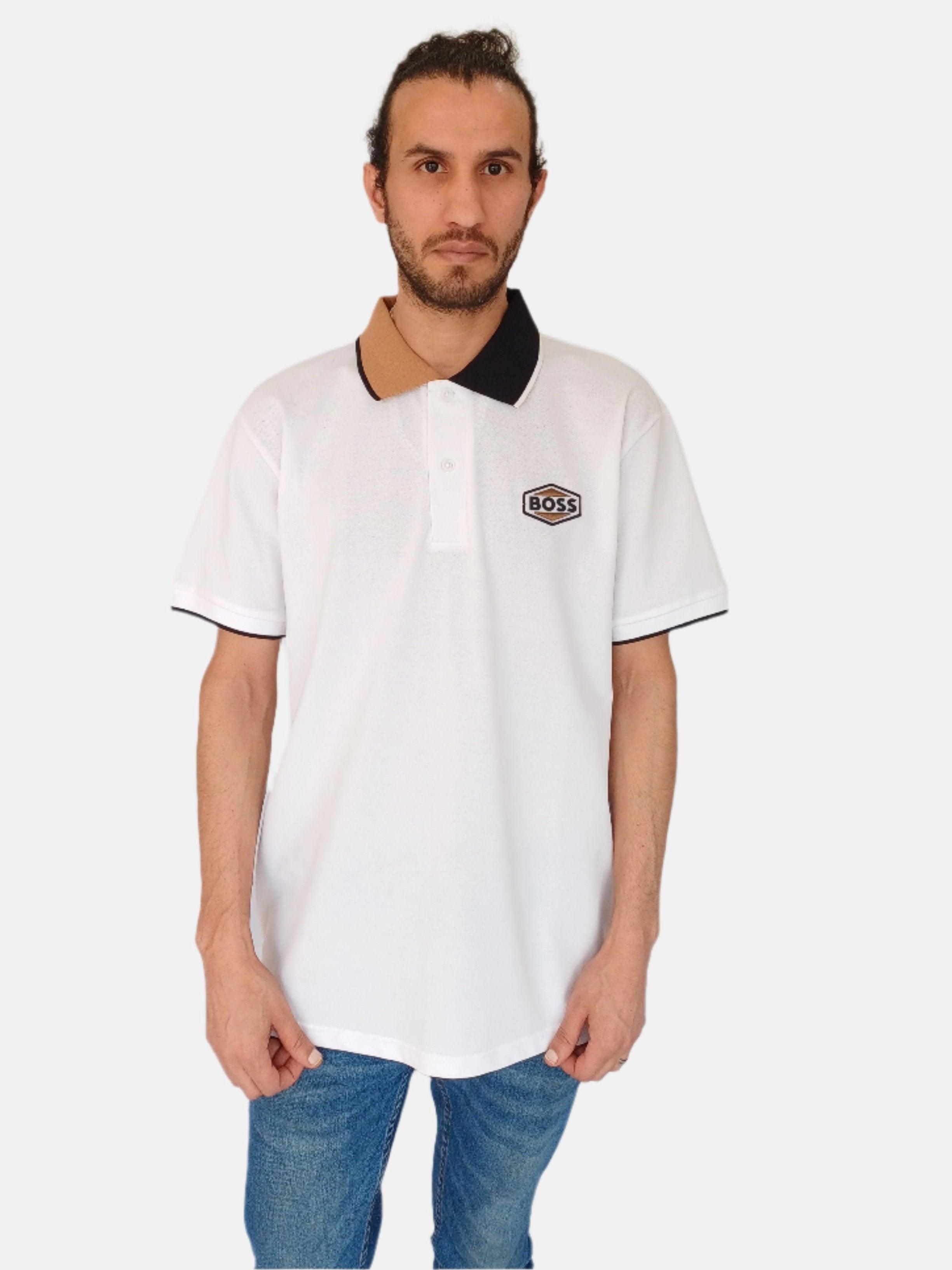 XL-White Parlay Boss Polo T-shirt 50488275