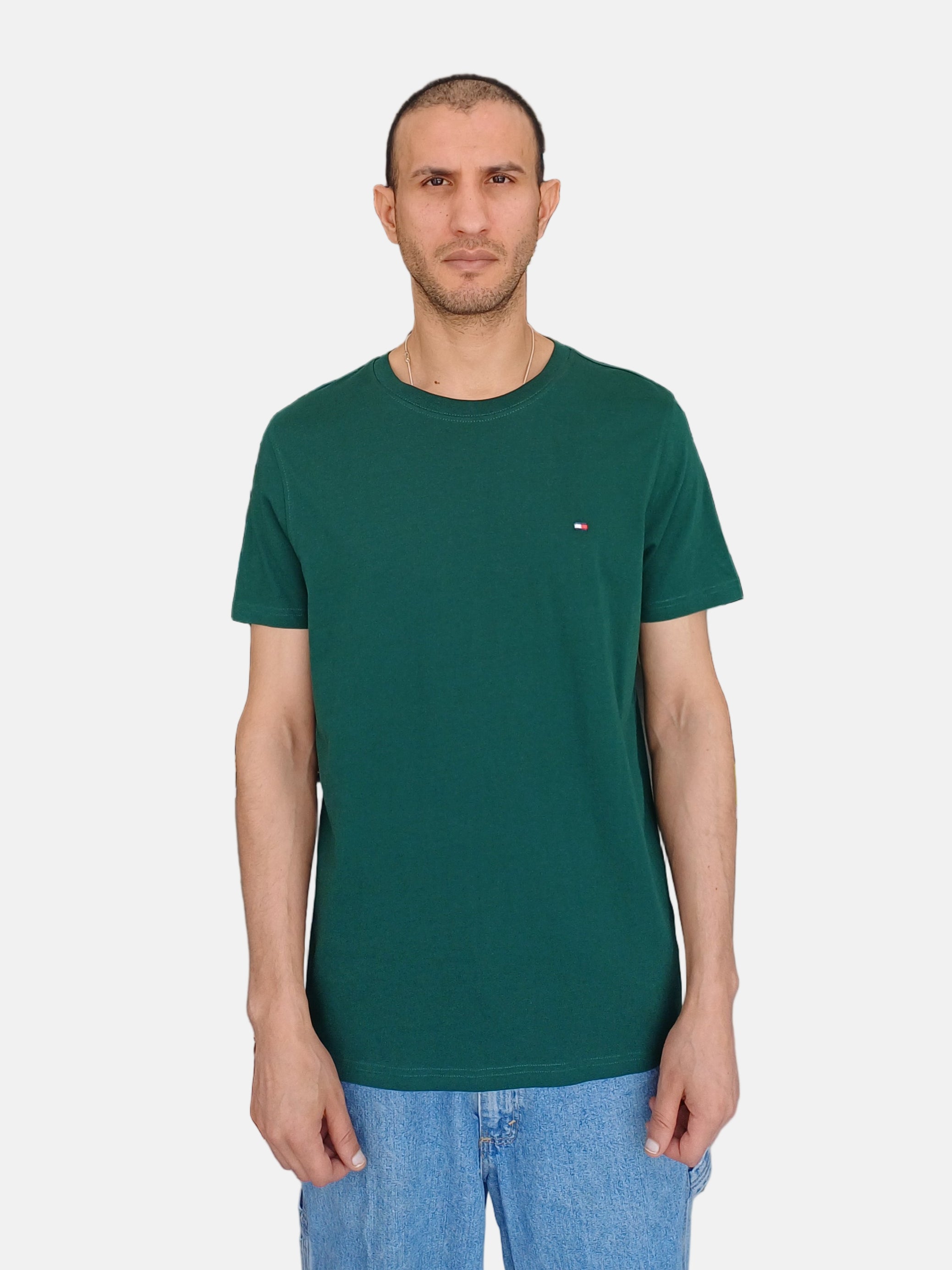 Tommy Jeans T-Shirt Round Neck Green MO05487 2