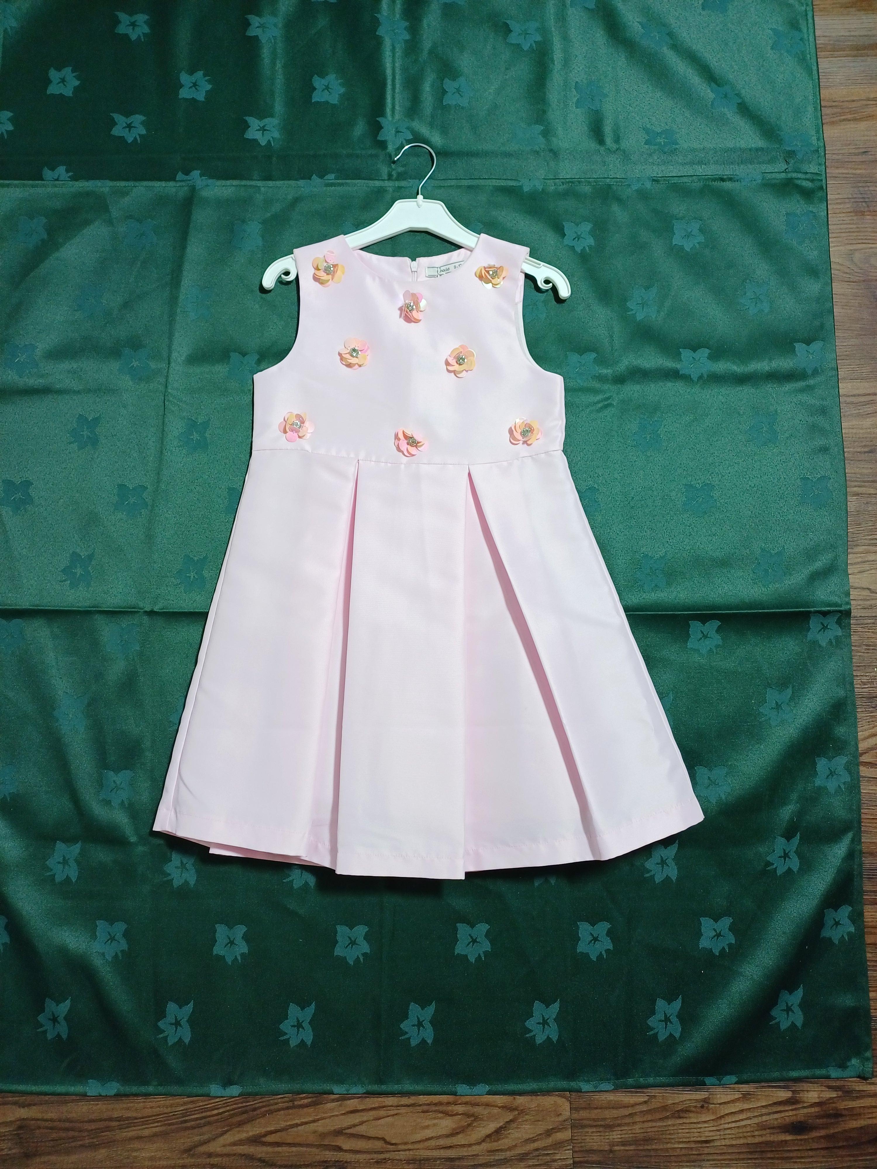 Pink G17Y60937 Goose Girls Sleevless Dress