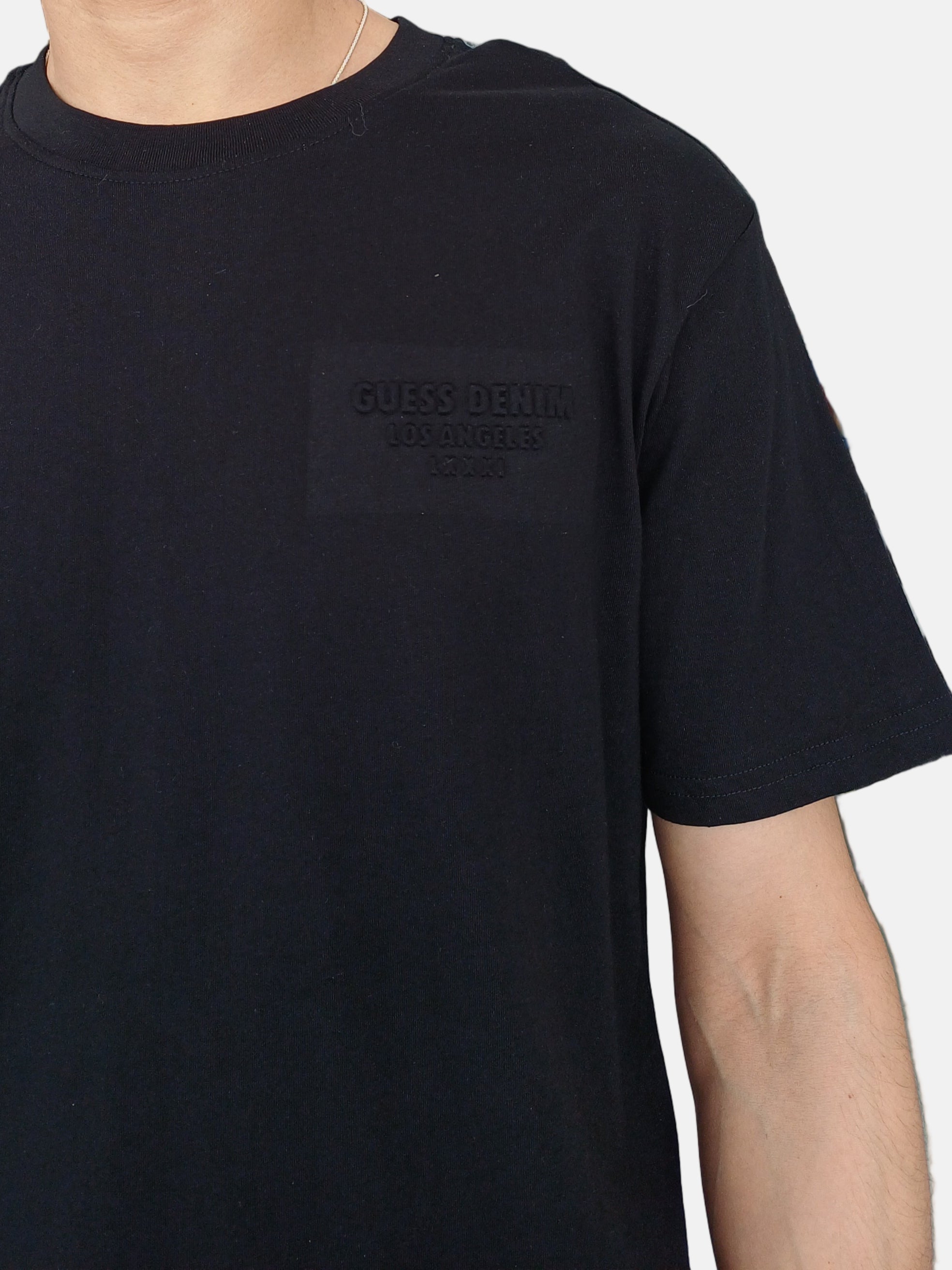 Guess Round Neck T-shirt Black XBVI98