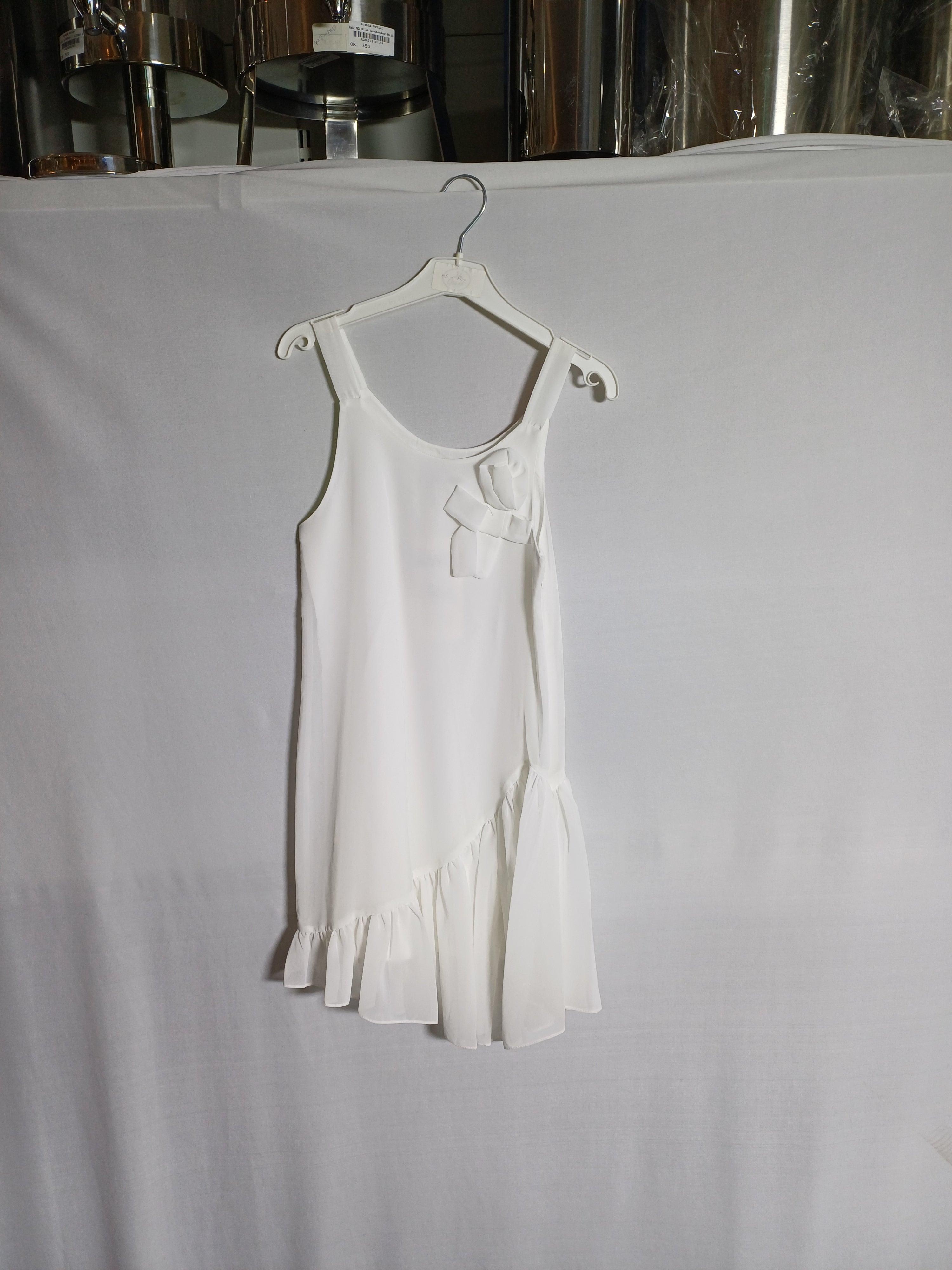 White G17Y60616 Goose Girls Sleeveless Dress