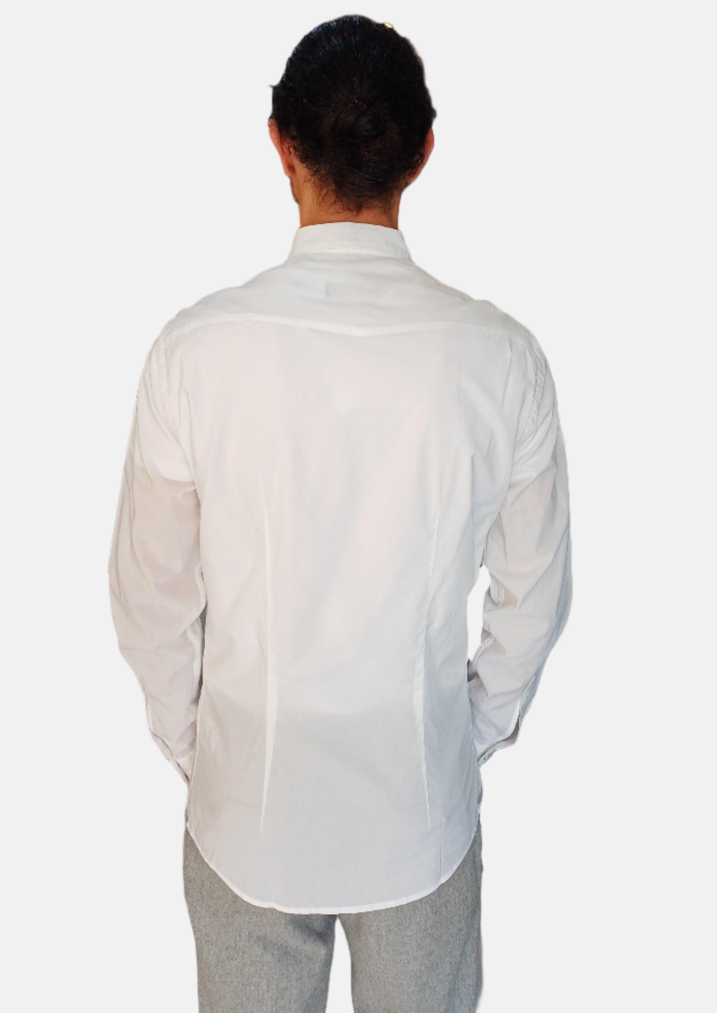 TRUSSARDI White 624166 Men Shirts