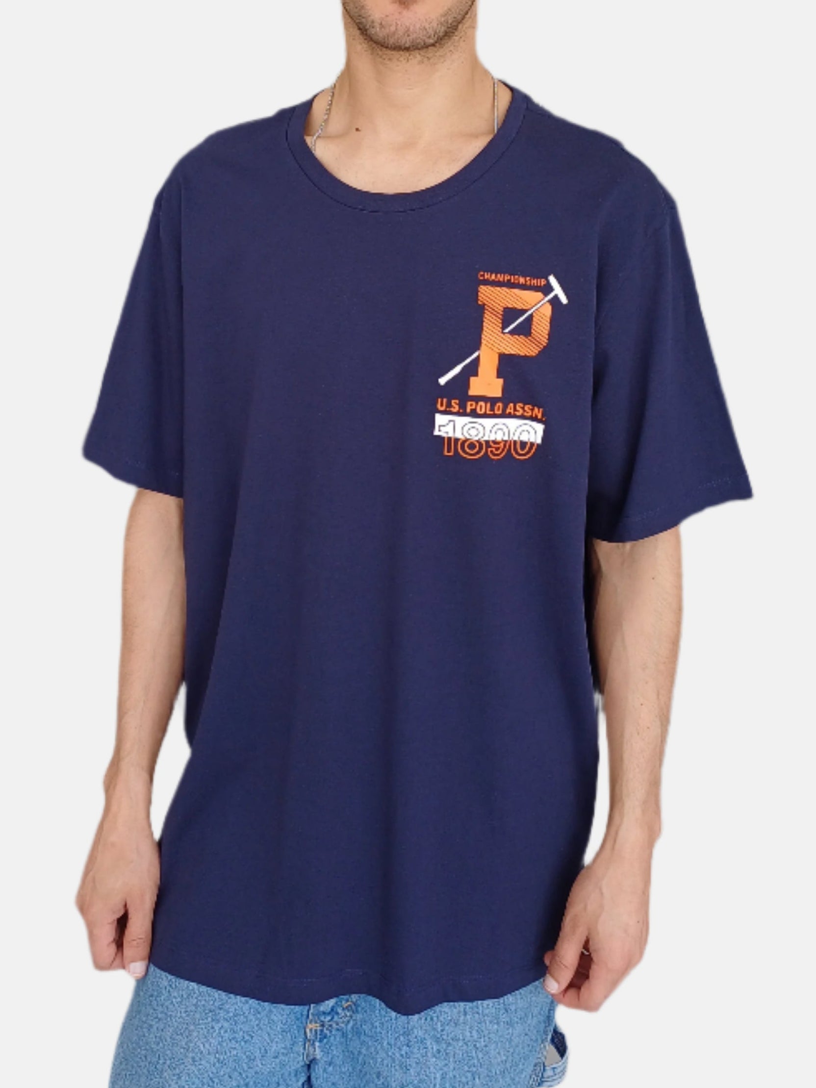 U.S. Polo Assn. Round Neck T-Shirts Navy 44