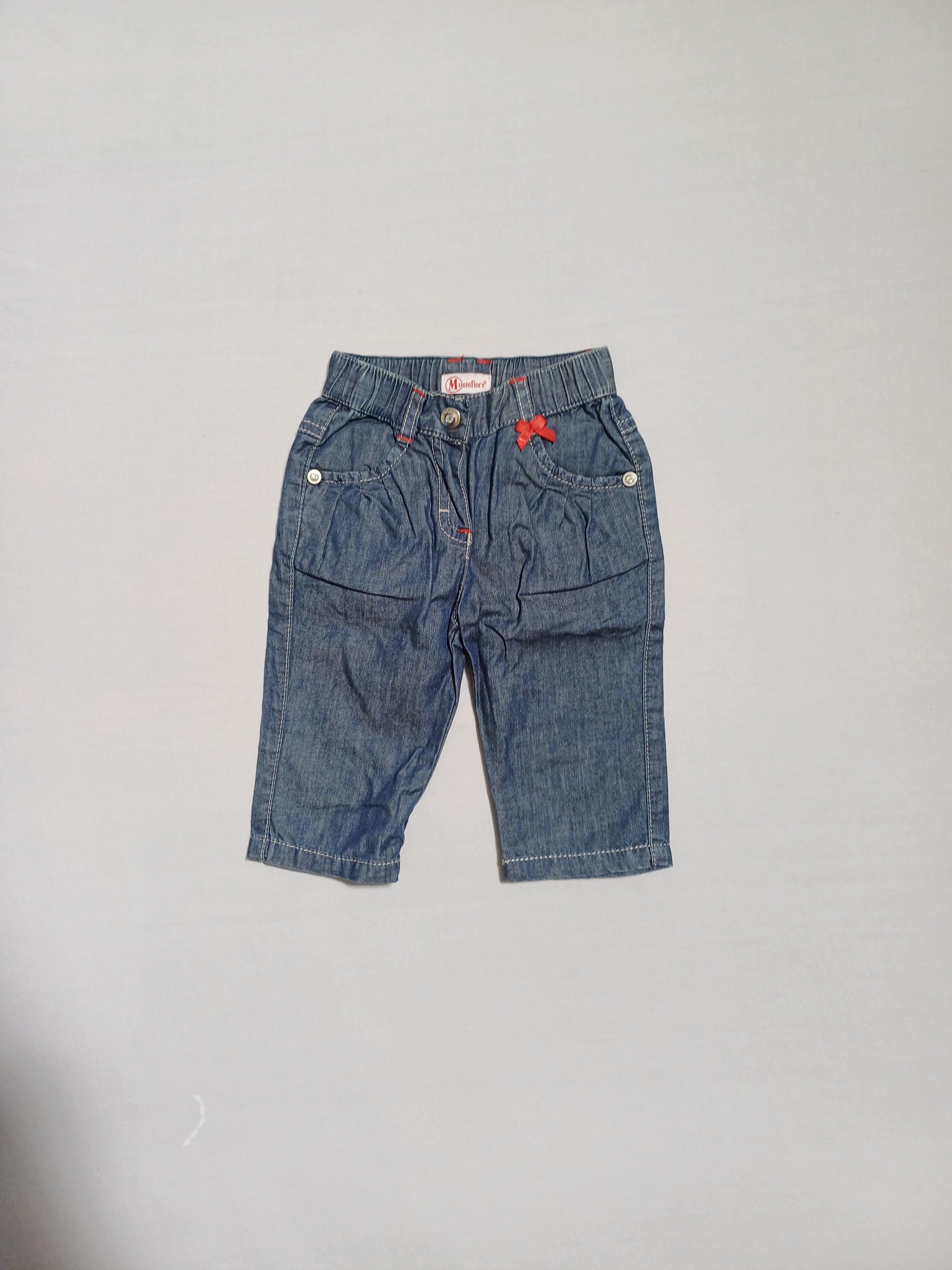 MONTEFIORE BLUE-3M BABY GIRL JEAN H62