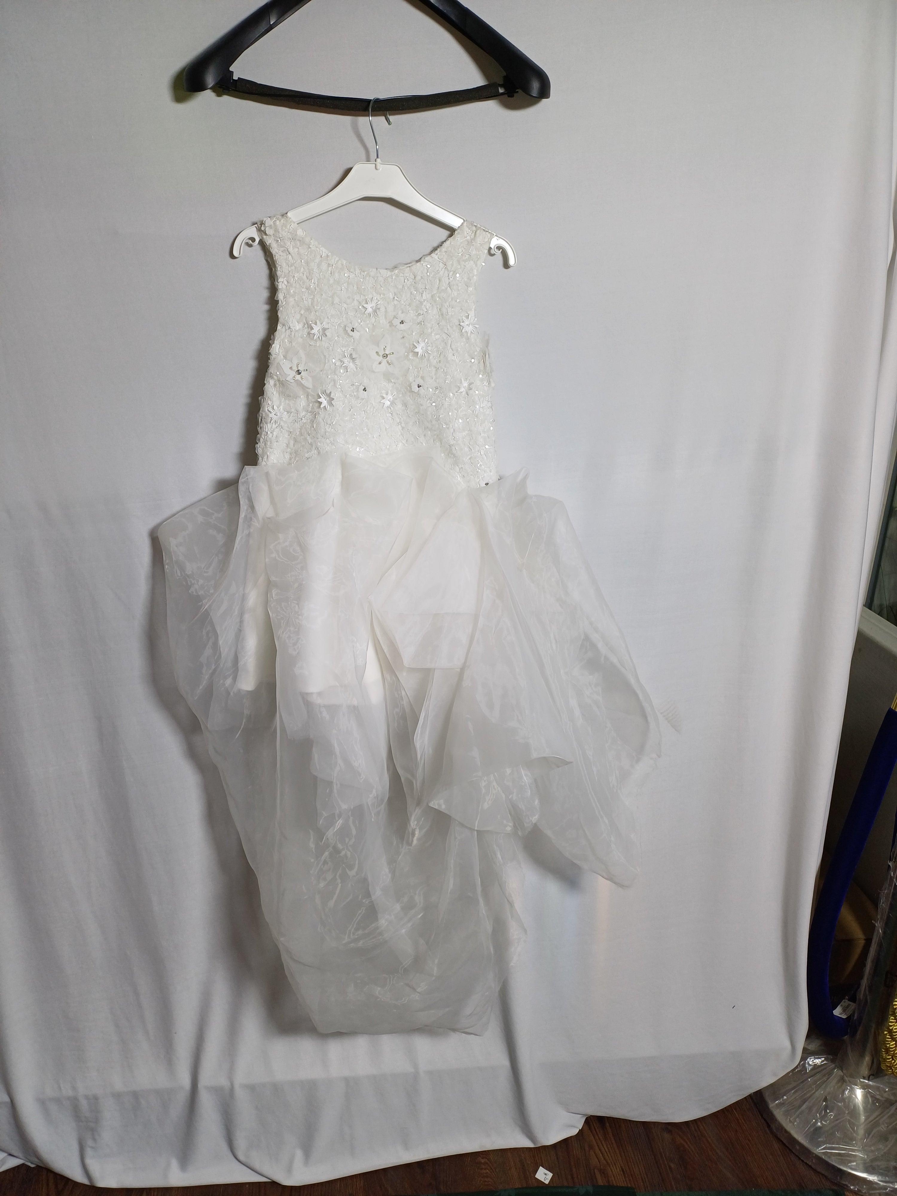 MISCHKA AOKI WHITE-10A GIRL DRESS AND THEN IT'S SPRING