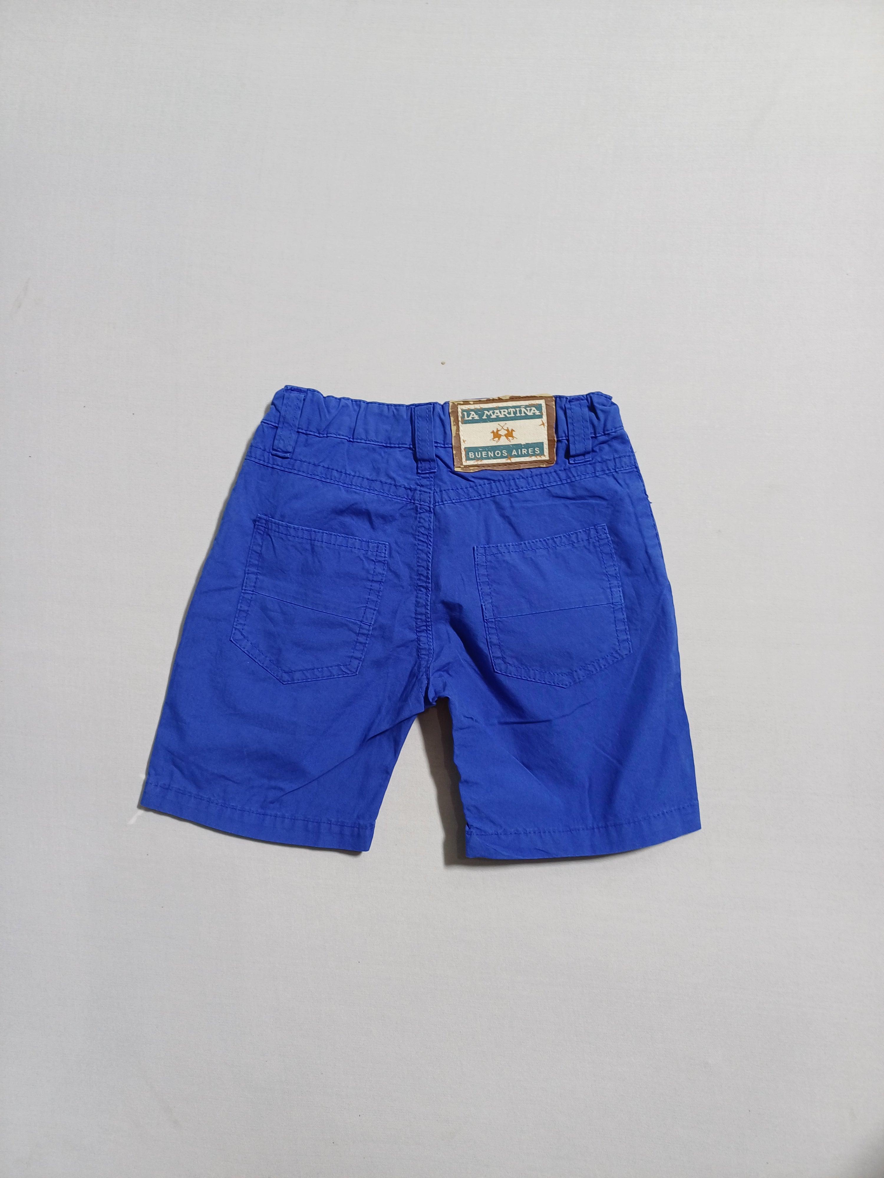 شورت لا مارتينا بلو للأولاد بعمر 3 سنوات