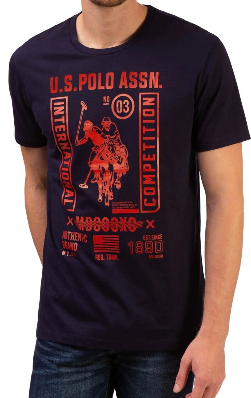 U.S. Polo Assn. Round Neck T-Shirts Navy 39