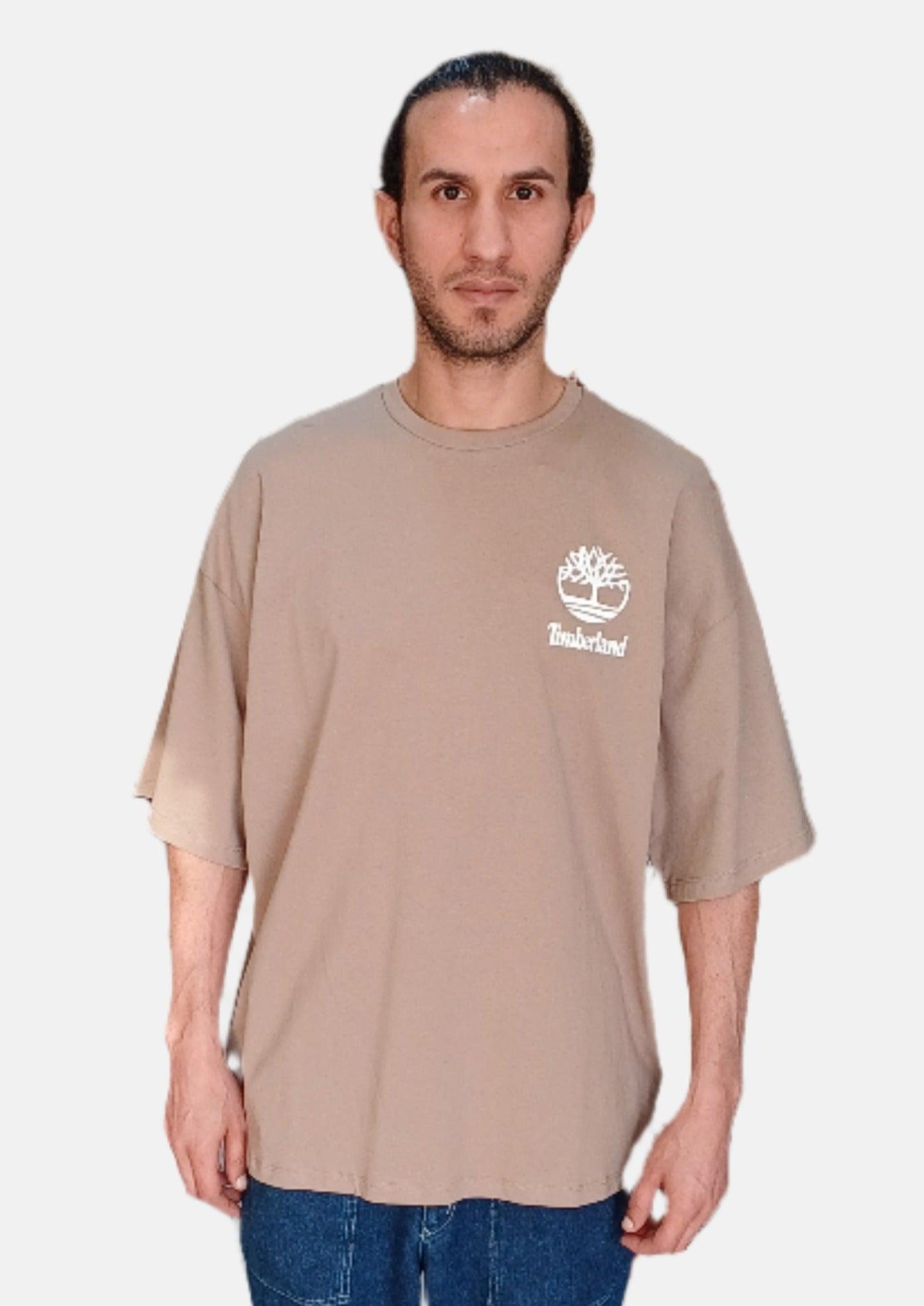 TIMBERLAND GREY BIG TREE PRINT RN T-SHIRT SS