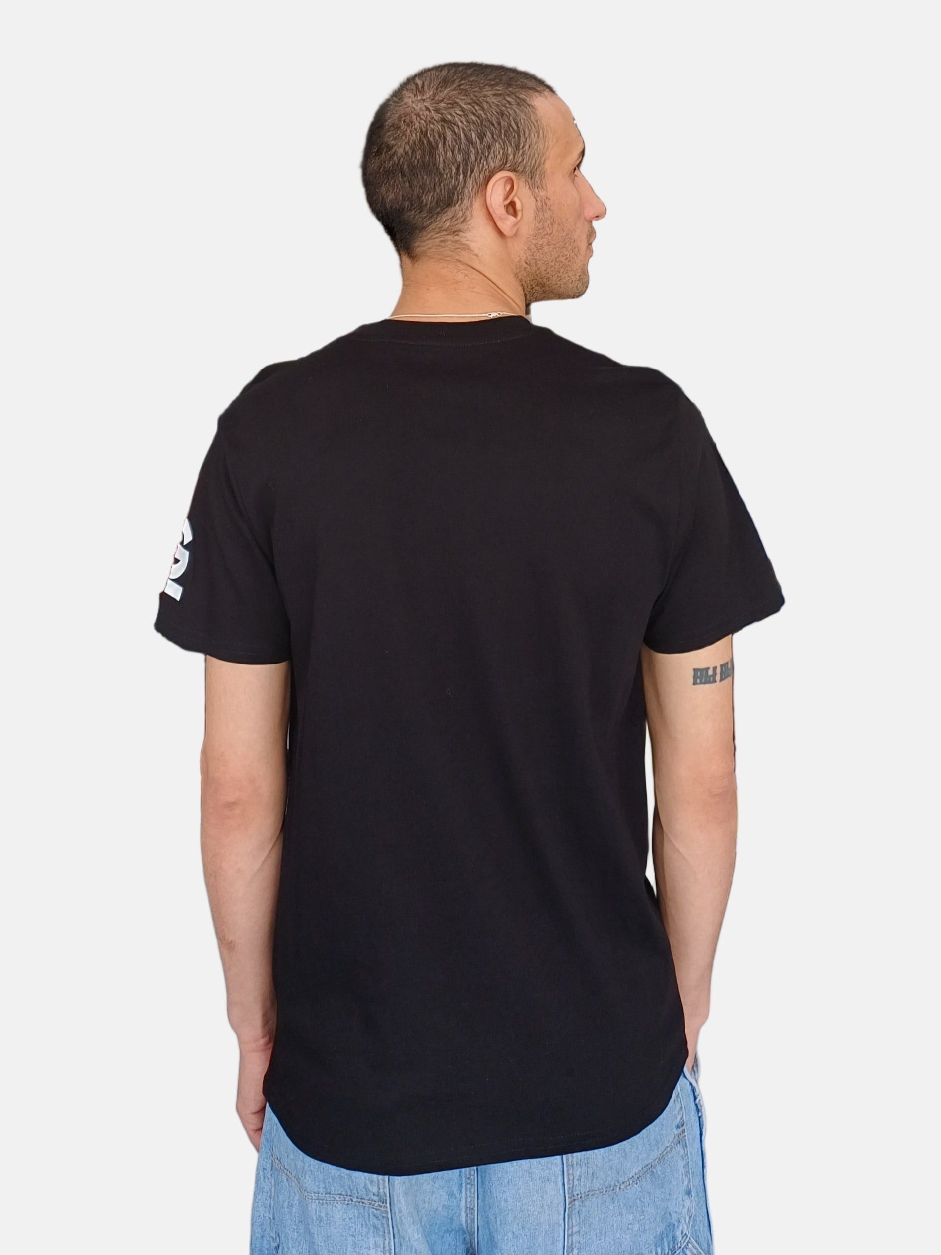 Guess Round Neck T-shirt Black White T4BI25