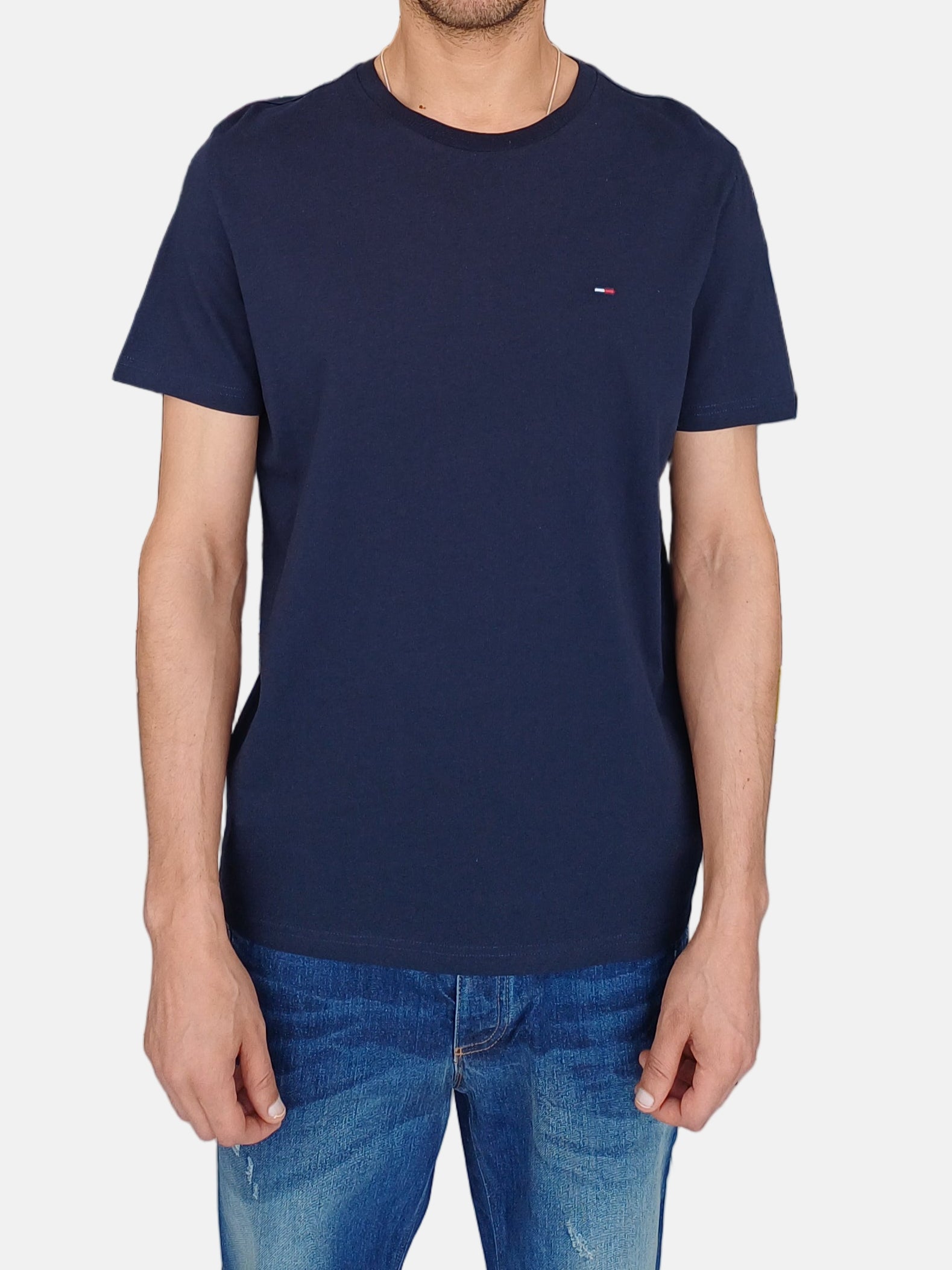 Tommy Jeans T-Shirt Round Neck Navy MO05487 4