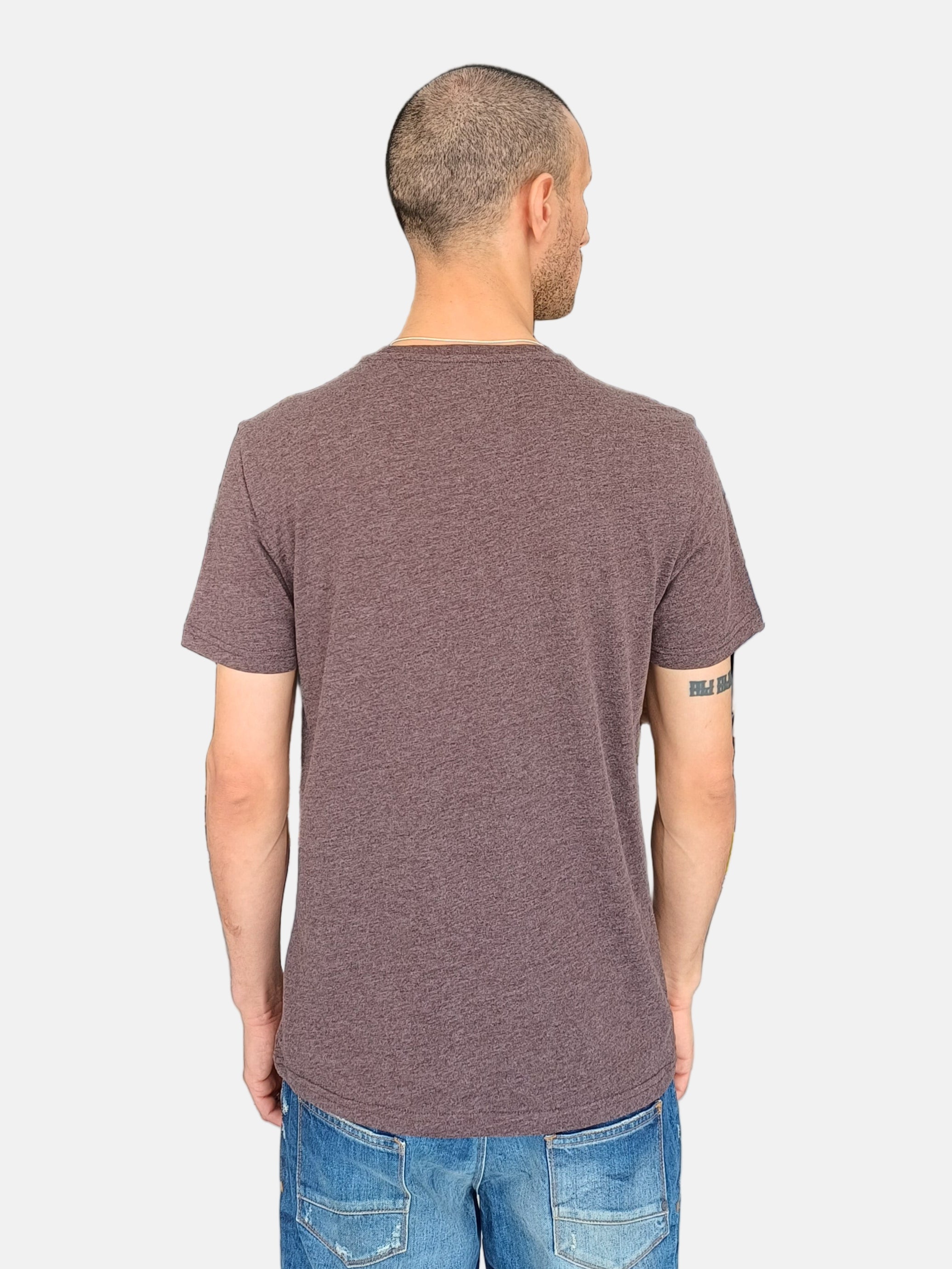 Tommy Jeans T-Shirt Round Neck Dark Brown MO05487 9