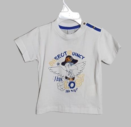 MTF WHT BOY T-SHIRT RN SS H92 H80 -12M