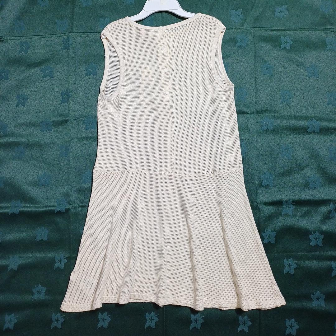 MAURO GRIFONI CREM-12Y GIRL DRESS GK278970C