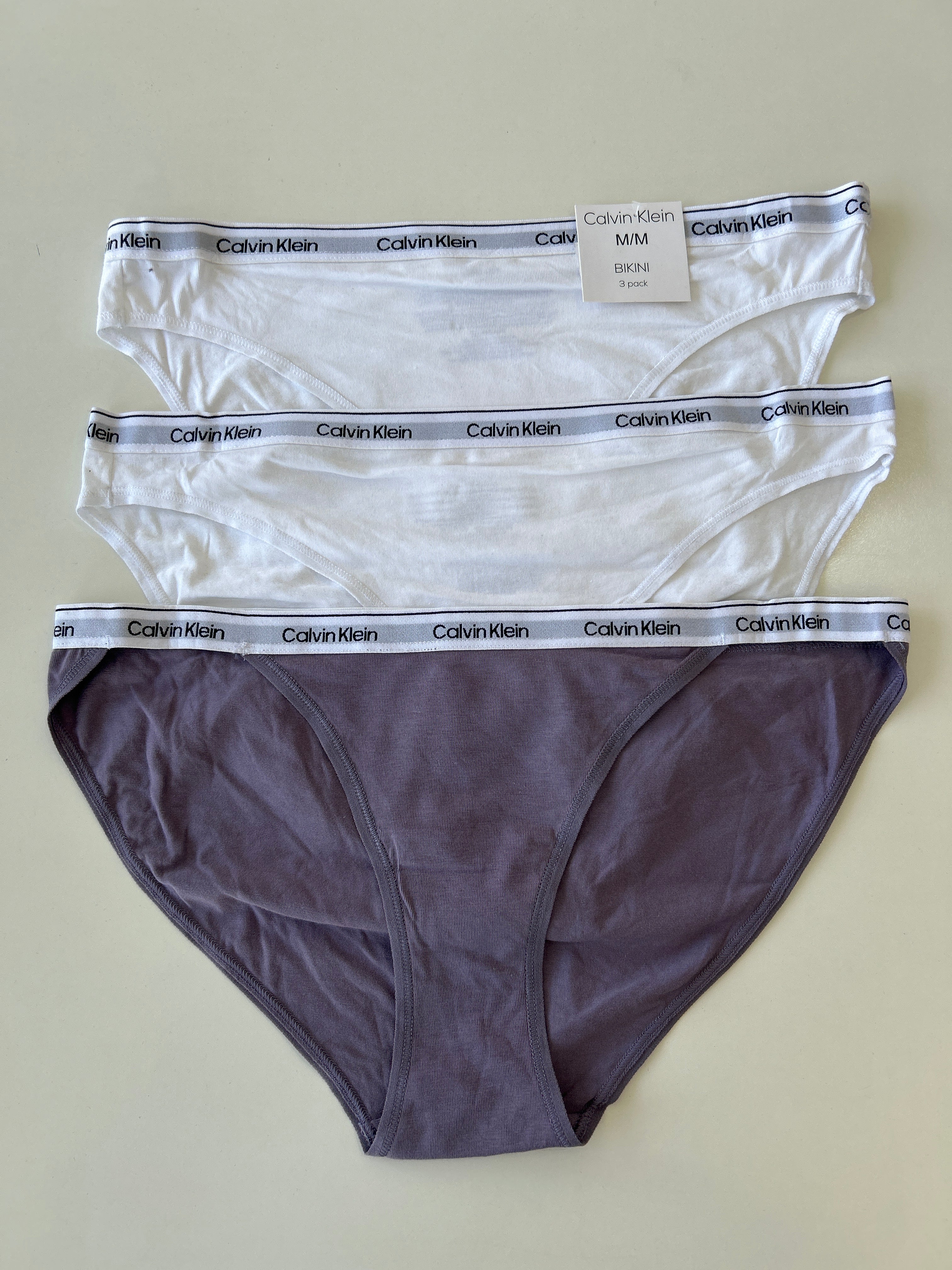 M Calvin Klein مجموعة من 3 قطع بيكيني داخلية