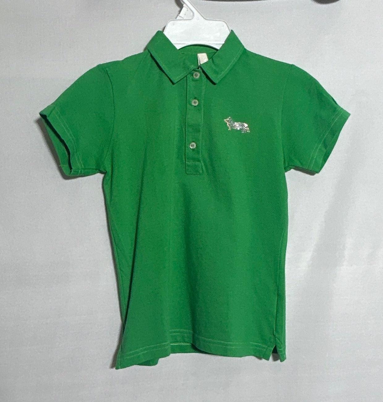 HARMONT&BLAIN GIRL POLO T-SHIRT JGL170 GREEN-10A