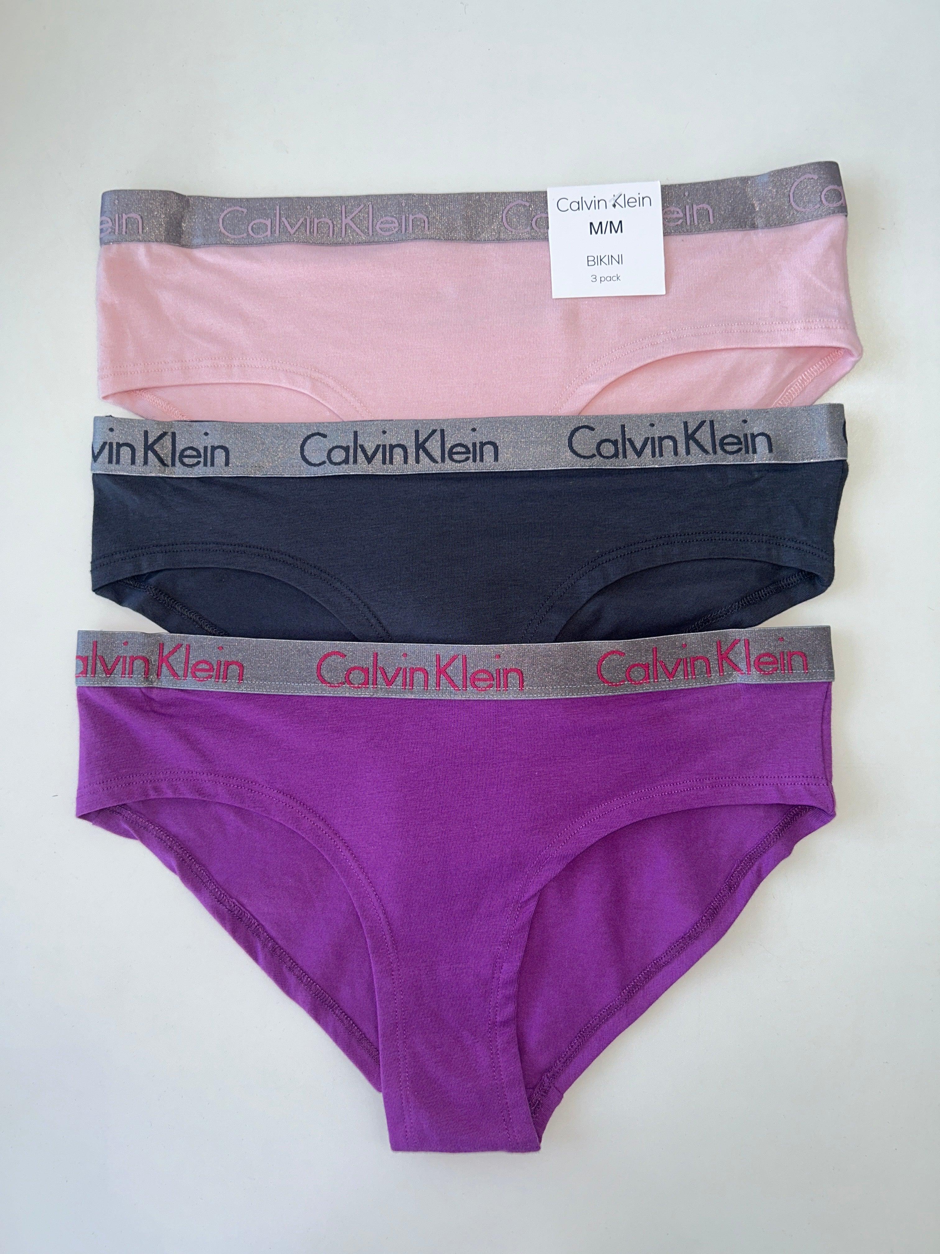 M Calvin Klein مجموعة من 3 قطع بيكيني داخلية