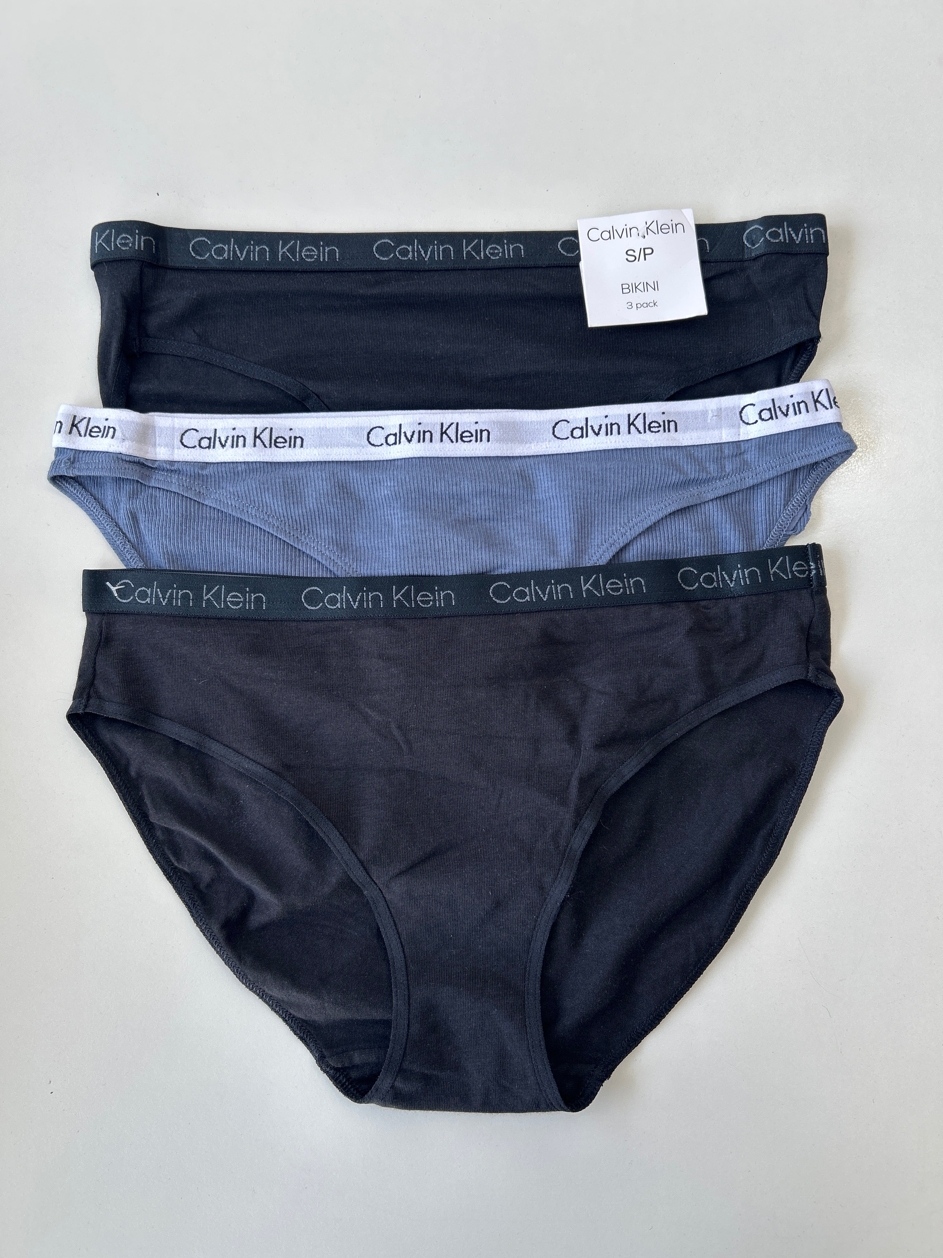 S Calvin Klein 3-Pack Bikini Panty