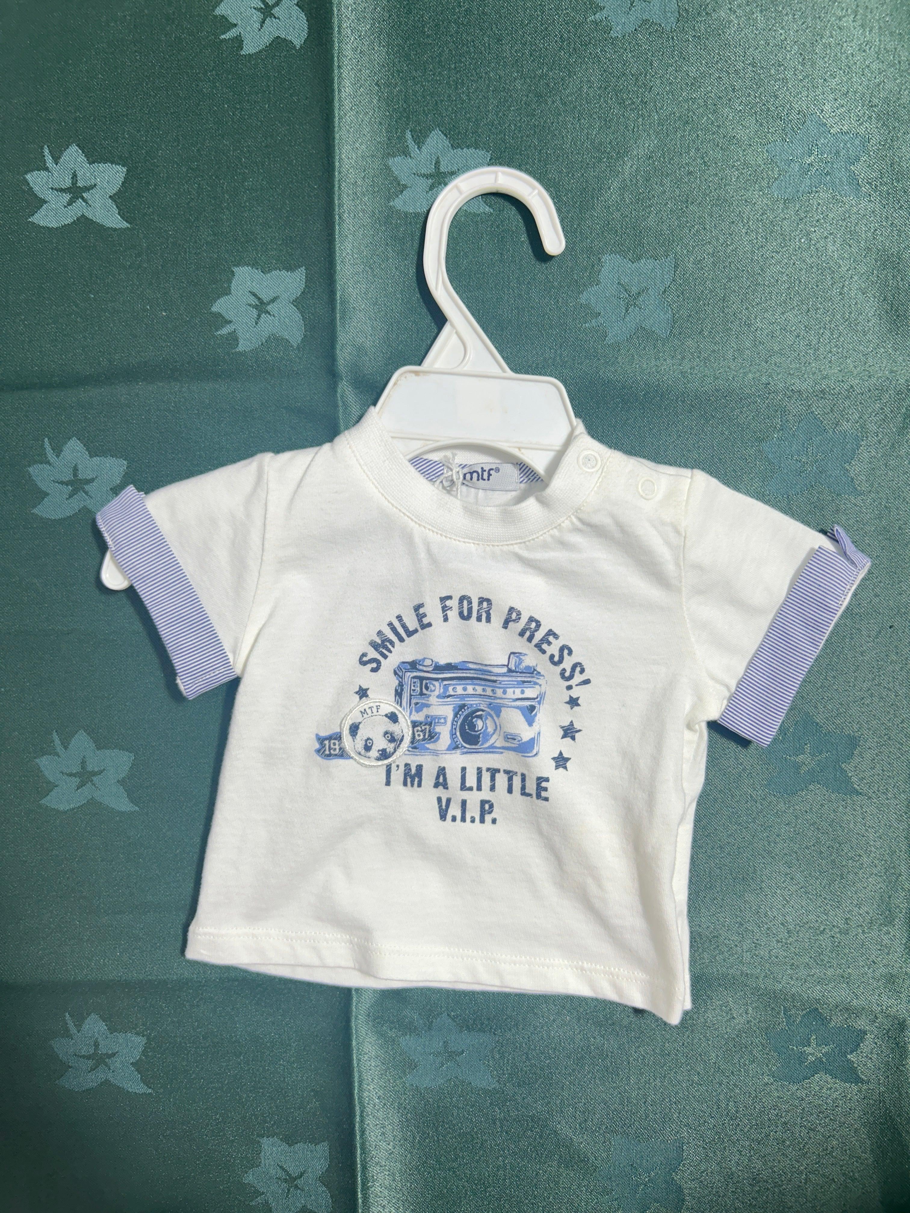 MTF WHT BOY T-SHIRT RN SS H92 H80 -0 1M