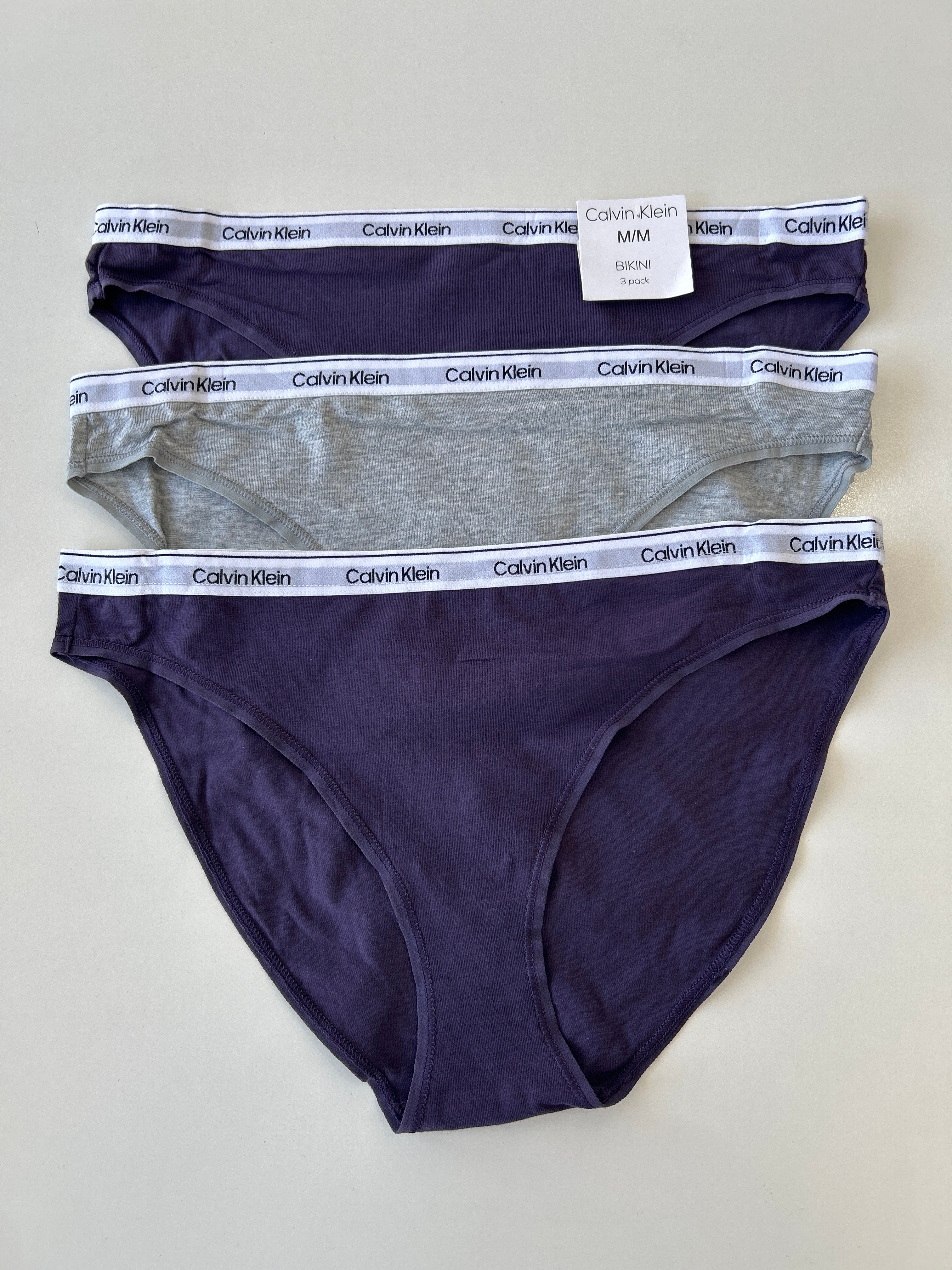 M Calvin Klein مجموعة من 3 قطع بيكيني داخلية