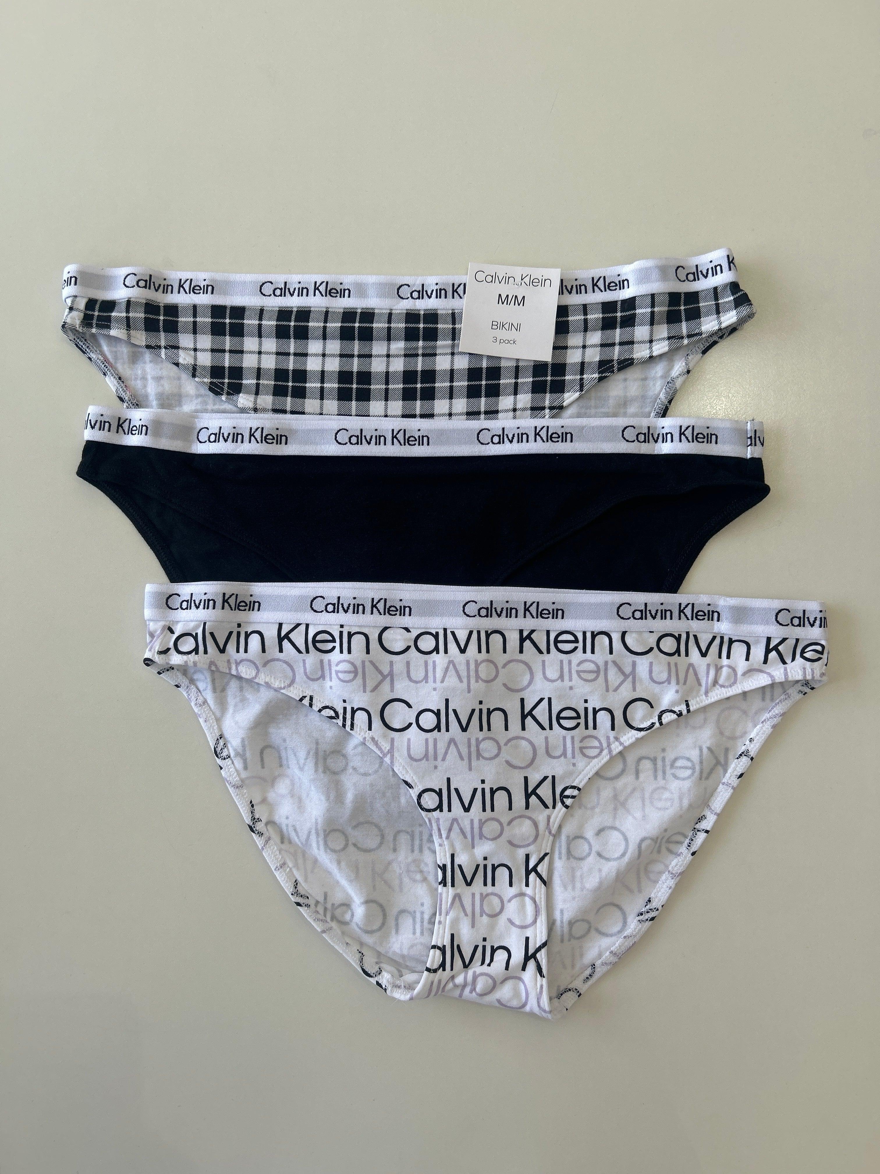 M Calvin Klein مجموعة من 3 قطع بيكيني داخلية