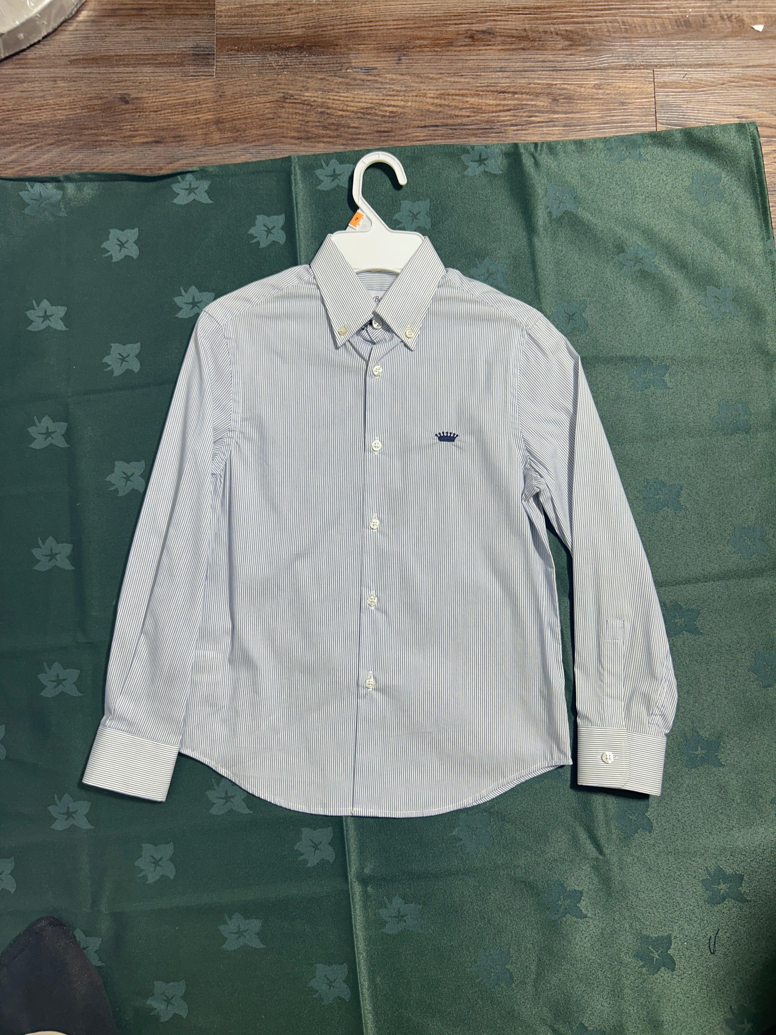 SWEET BARON BLU-8Y BOY SHIRT