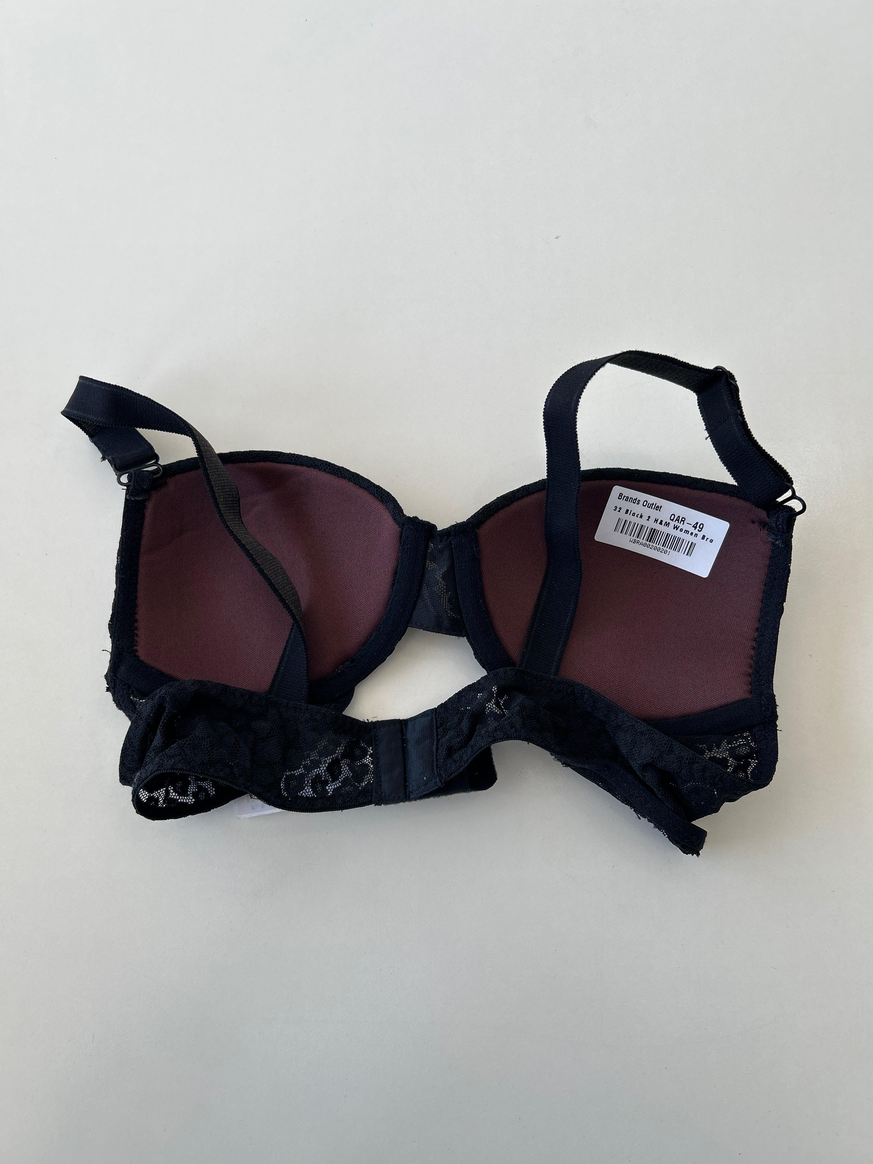 32 Black 2 H&M Women Bra