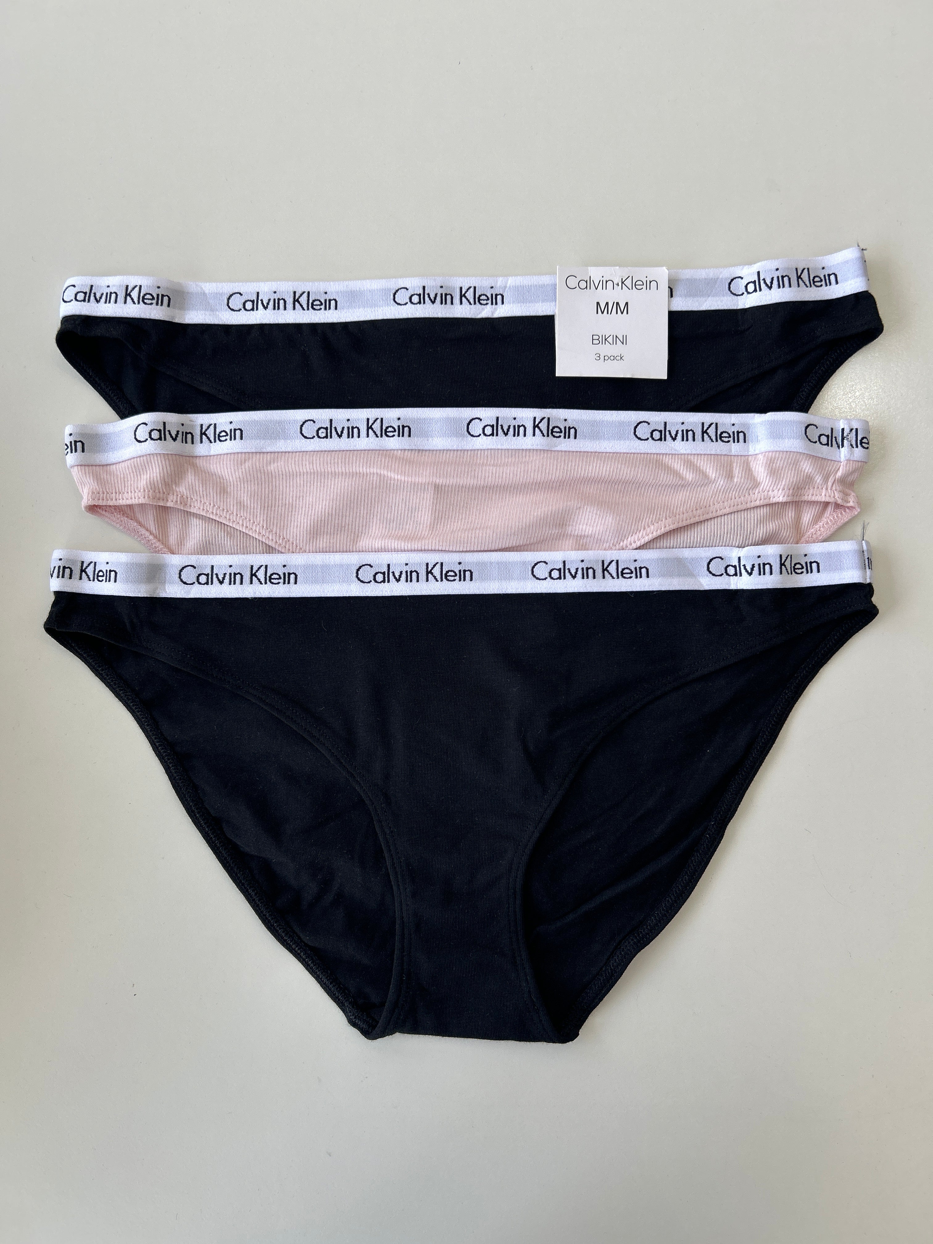 M Calvin Klein مجموعة من 3 قطع بيكيني داخلية