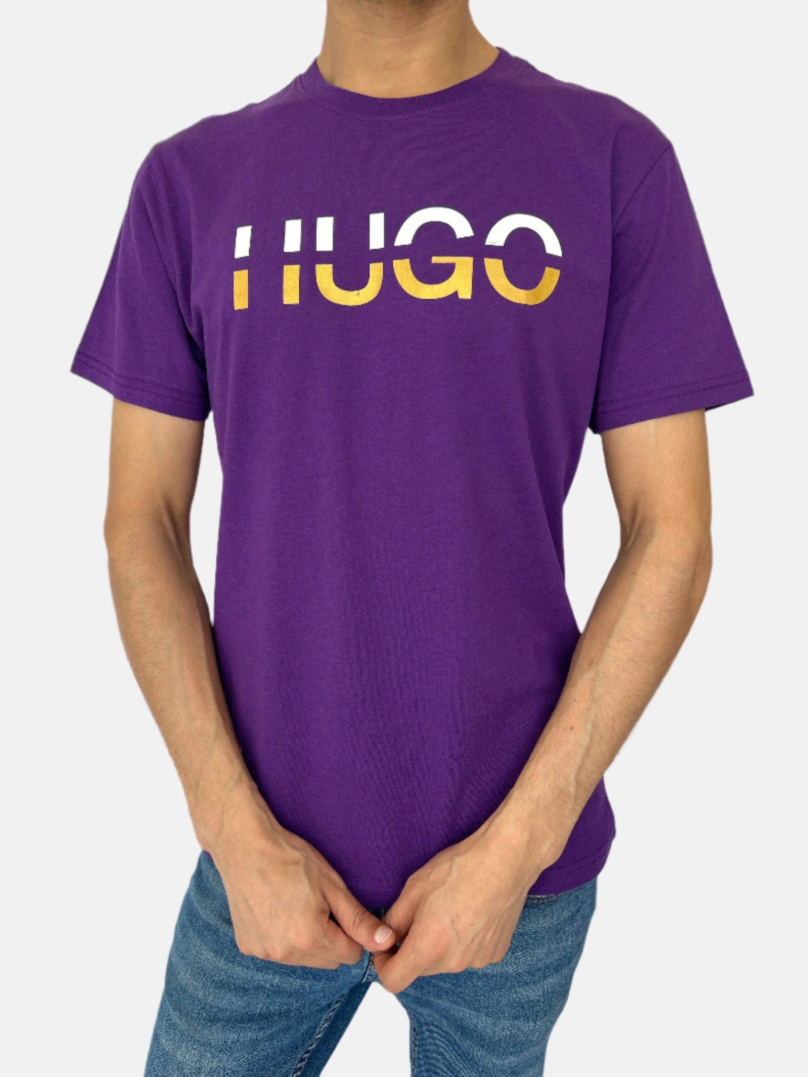 BOSS Purple Roundneck T-shirt
